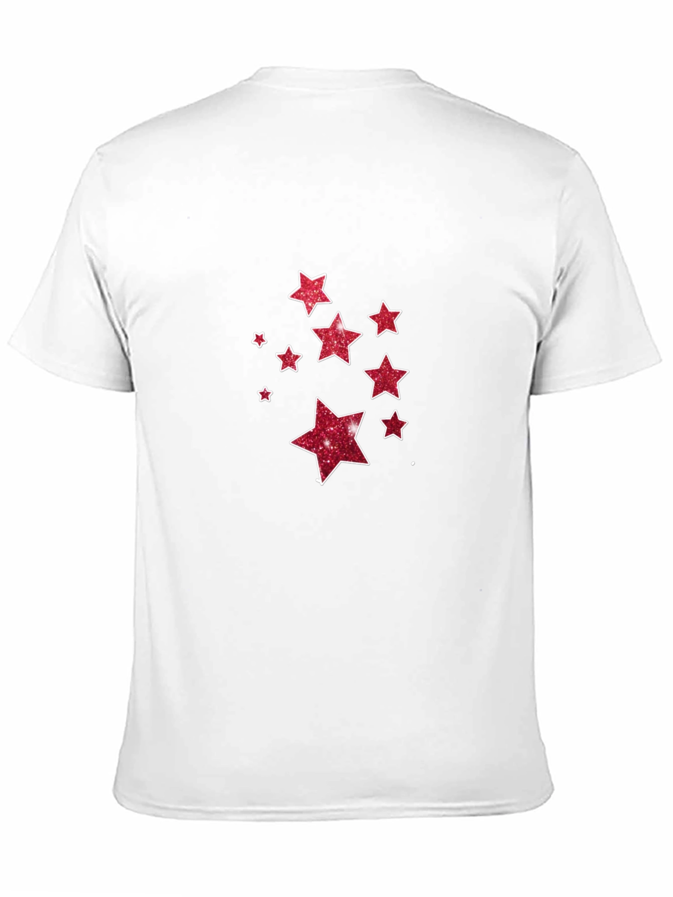 Starry Night Tee - Black Cotton Blend T-Shirt