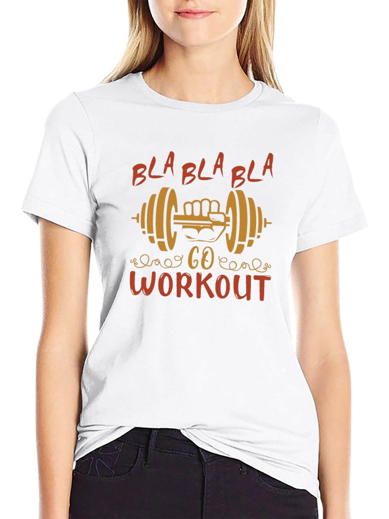 Gym Workout T-Shirt - Motivational Graphic Tee