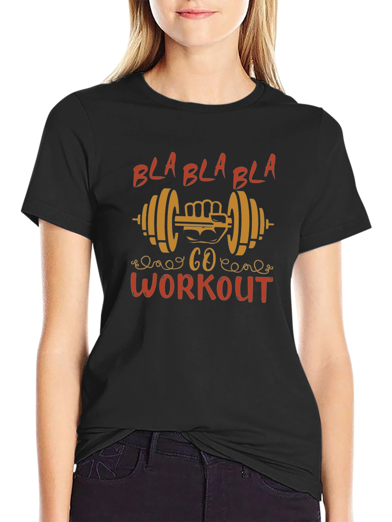 Gym Workout T-Shirt - Motivational Graphic Tee