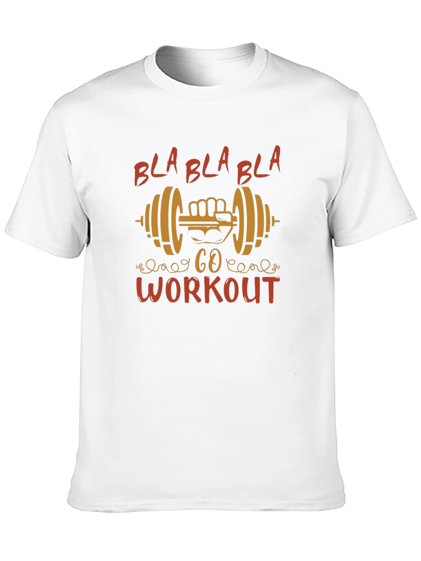 Gym Workout T-Shirt - Motivational Graphic Tee