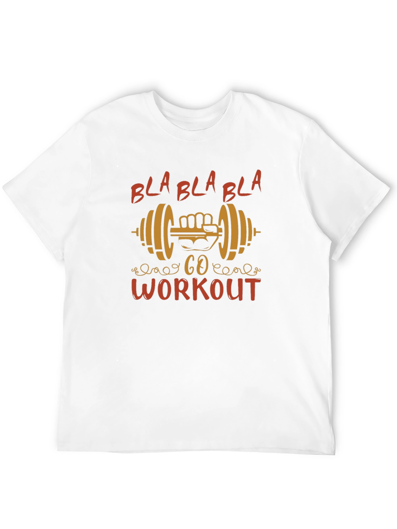 Gym Workout T-Shirt - Motivational Graphic Tee