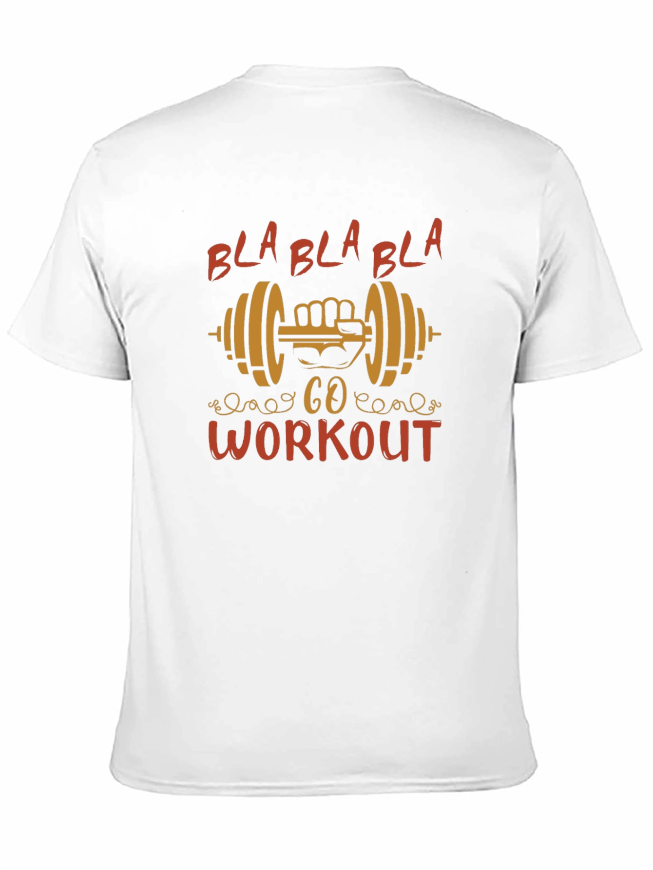 Gym Workout T-Shirt - Motivational Graphic Tee