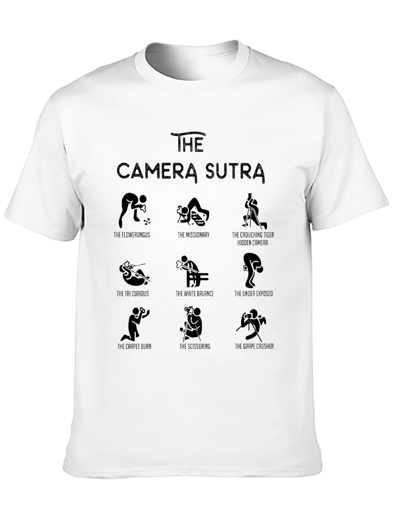 The Camera Sutra T-Shirt Funny Photographer Gift