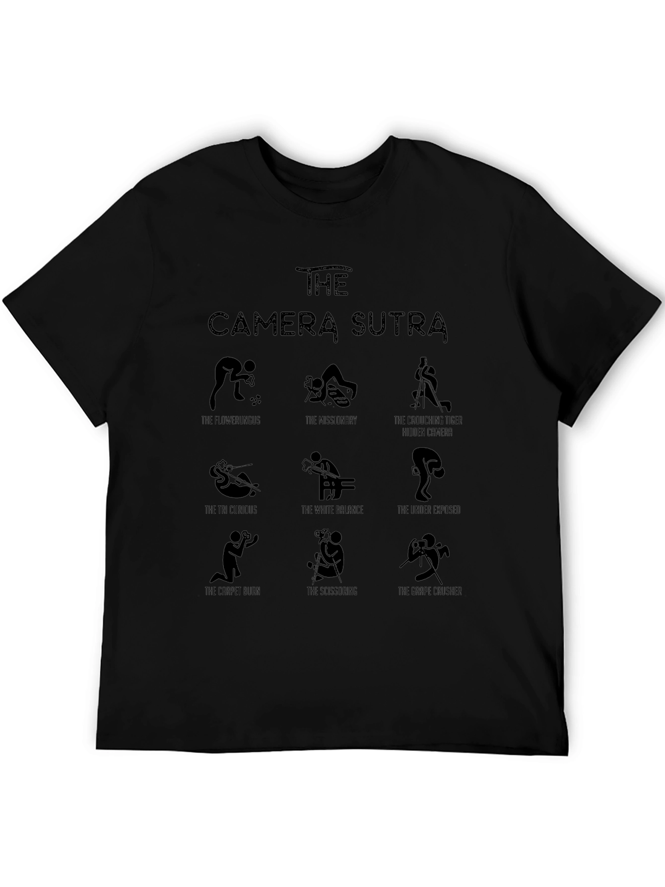 The Camera Sutra T-Shirt Funny Photographer Gift