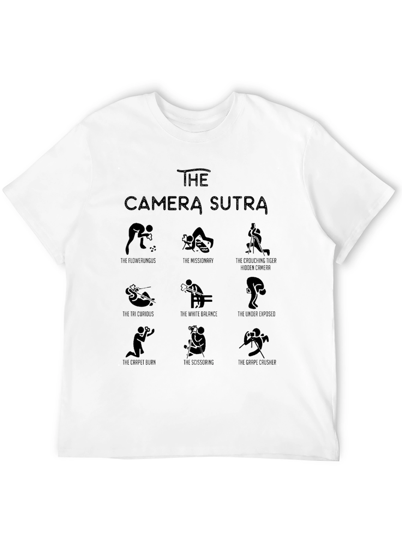 The Camera Sutra T-Shirt Funny Photographer Gift
