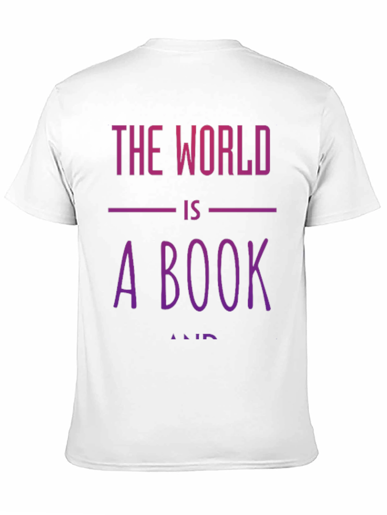 The World is a Book Graphic T-Shirt