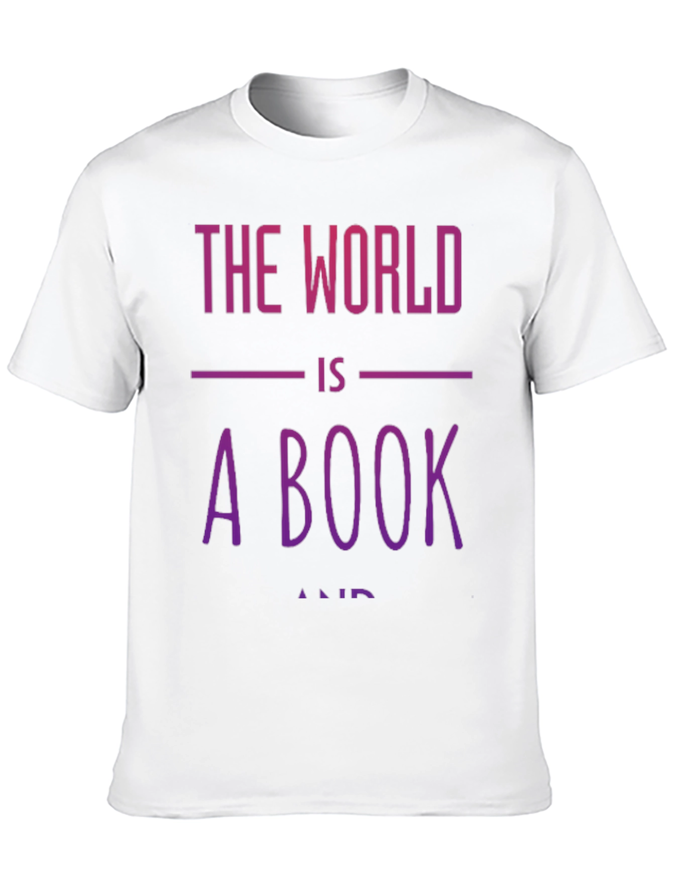 The World is a Book Graphic T-Shirt