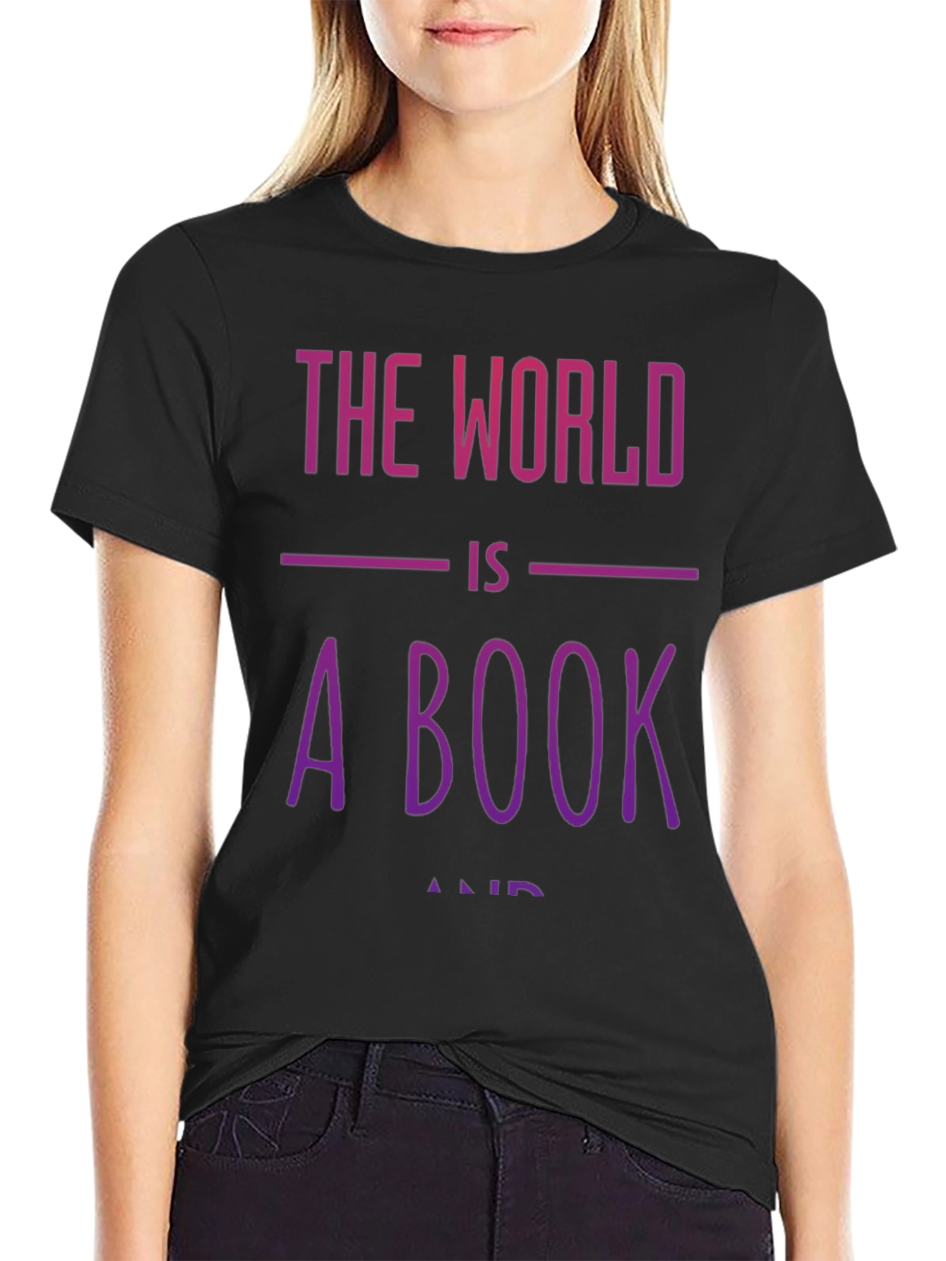 The World is a Book Graphic T-Shirt