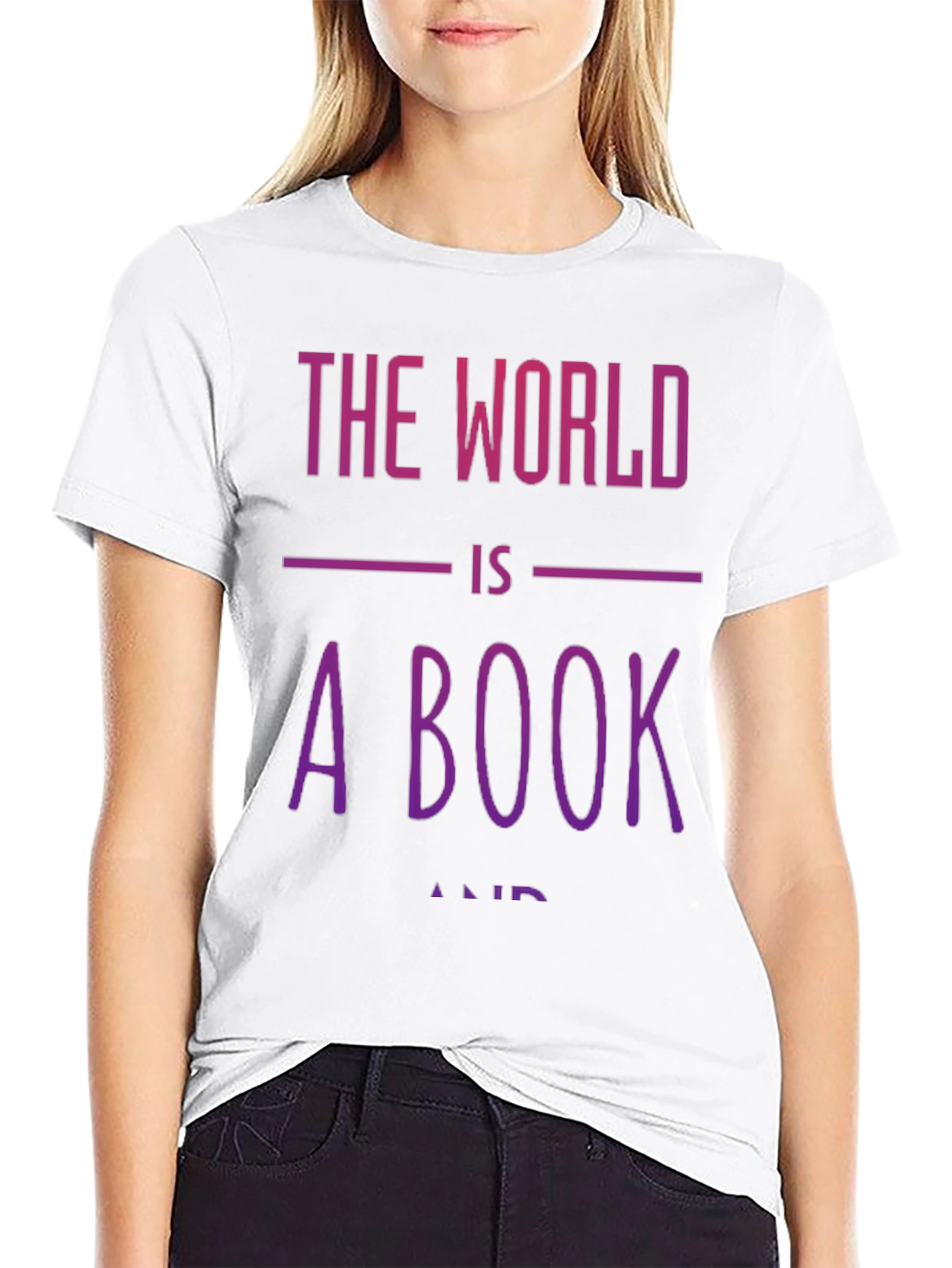 The World is a Book Graphic T-Shirt