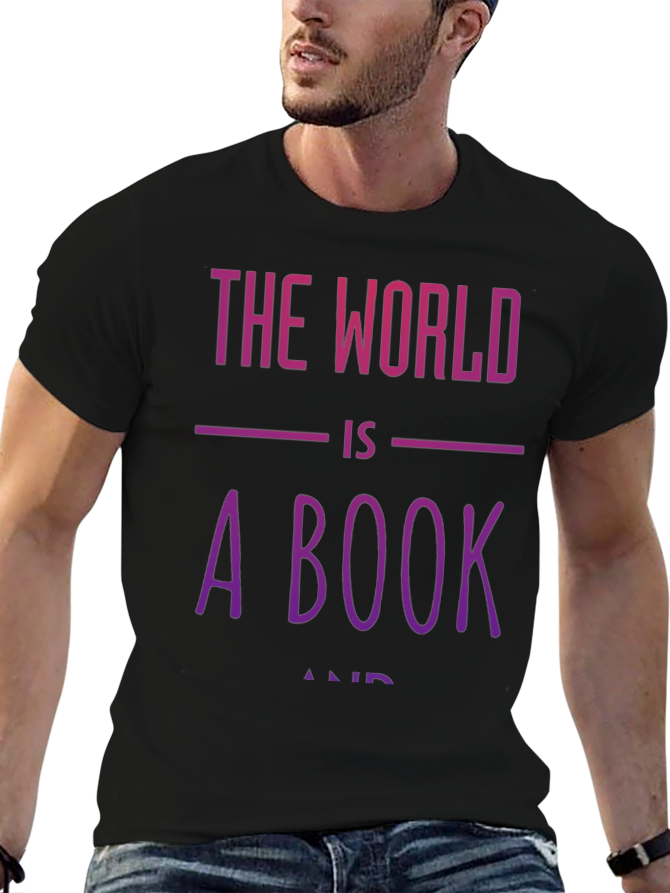 The World is a Book Graphic T-Shirt