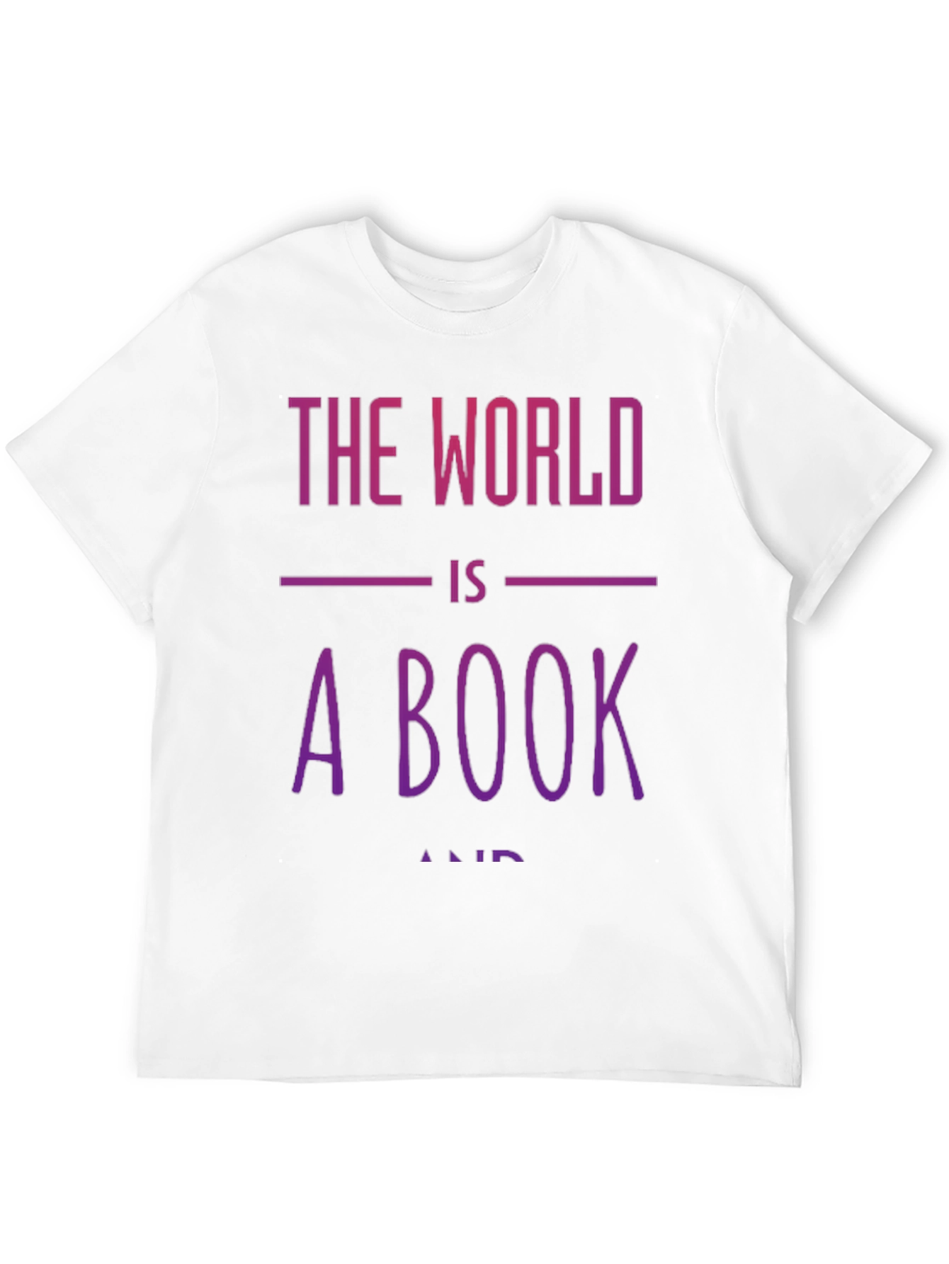 The World is a Book Graphic T-Shirt