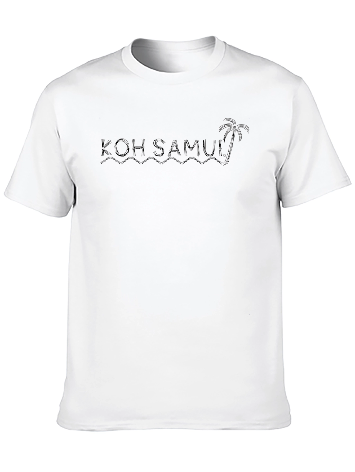 Koh Samui Black Graphic Tee