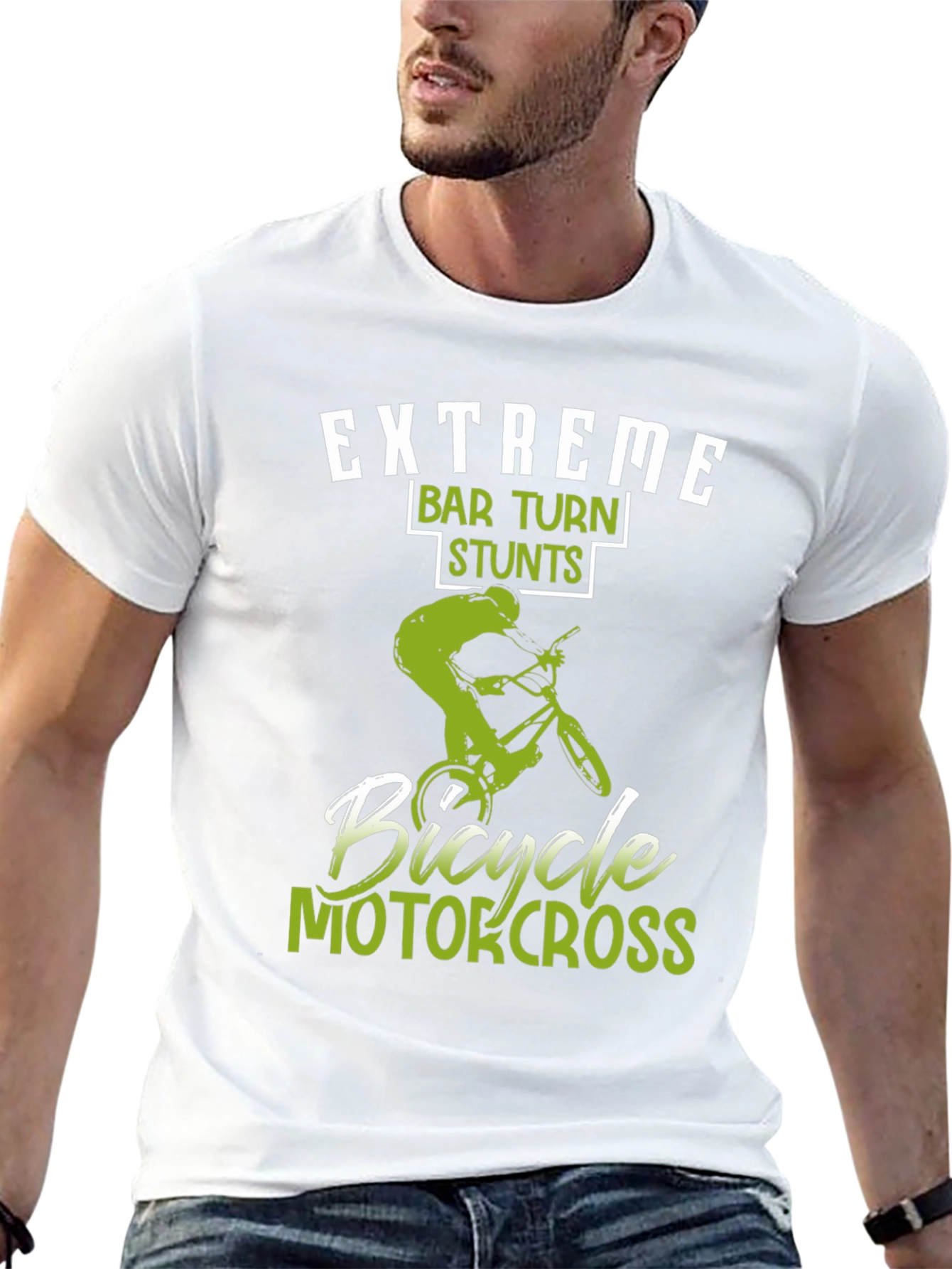 Extreme Bicycle Motocross Stunts T-Shirt