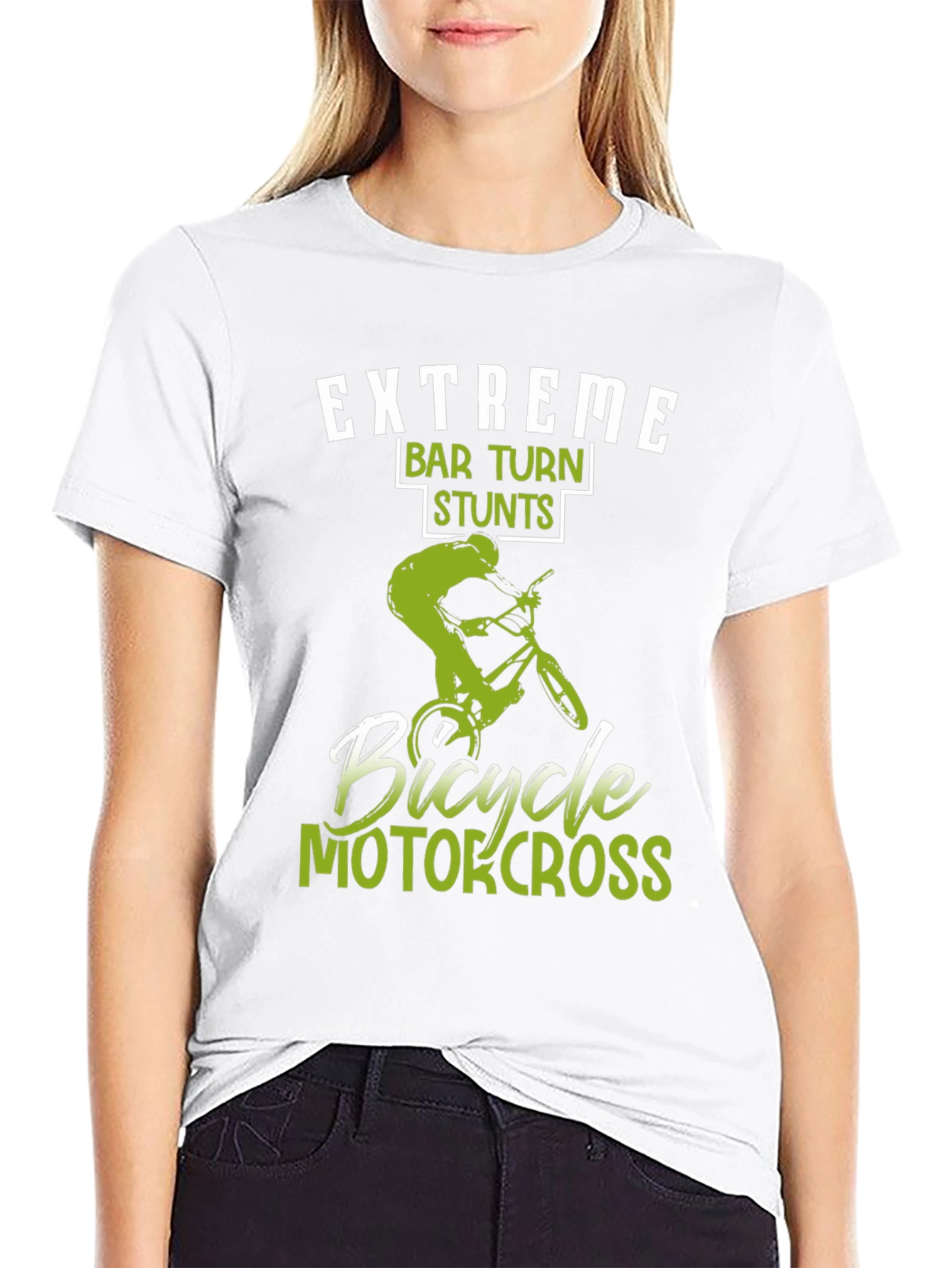Extreme Bicycle Motocross Stunts T-Shirt