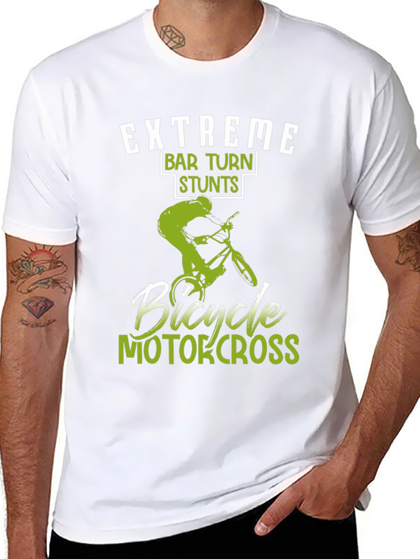 Extreme Bicycle Motocross Stunts T-Shirt