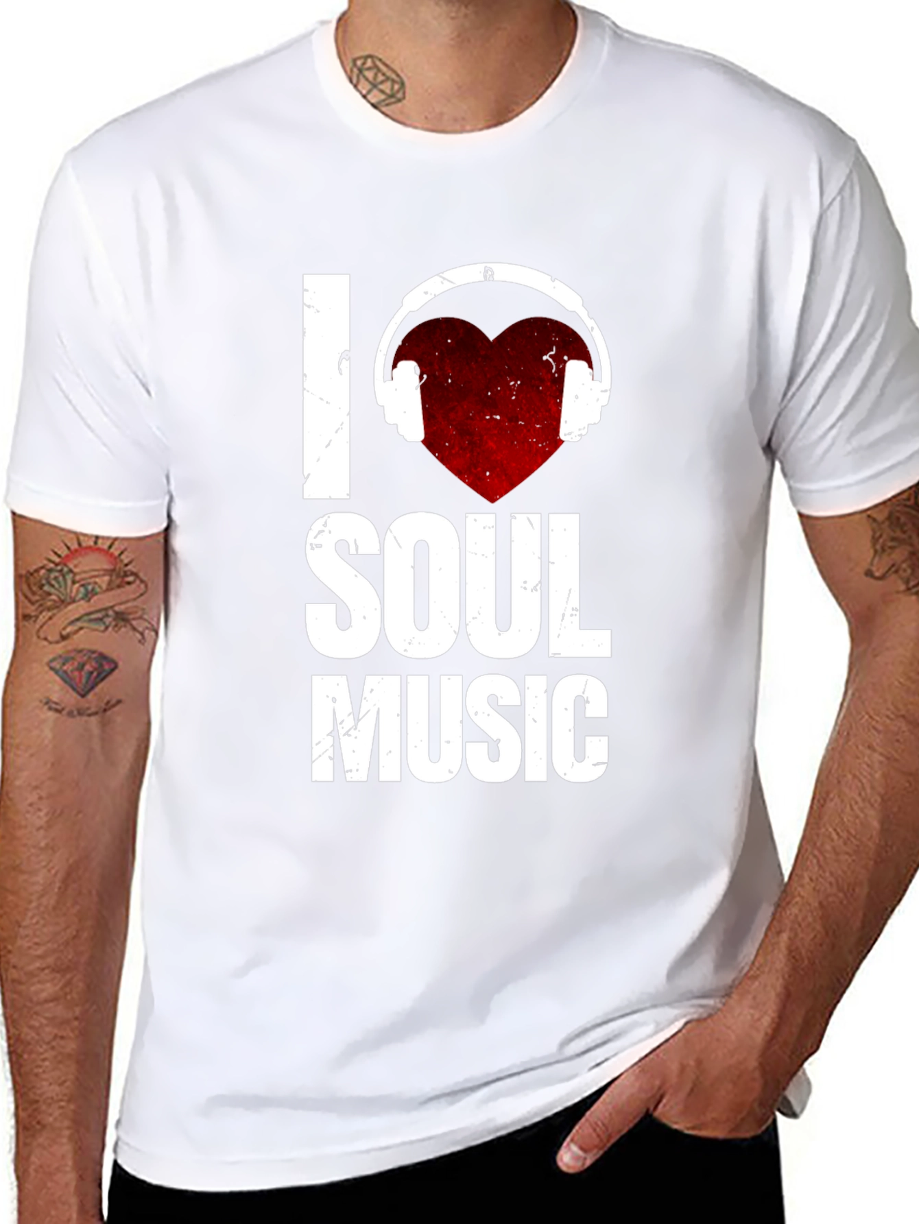 I Love Soul Music Graphic T-Shirt