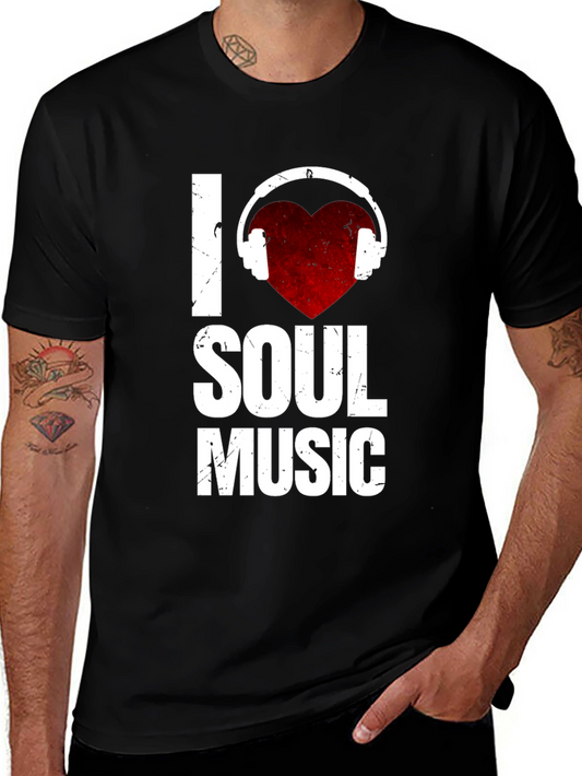 I Love Soul Music Graphic T-Shirt