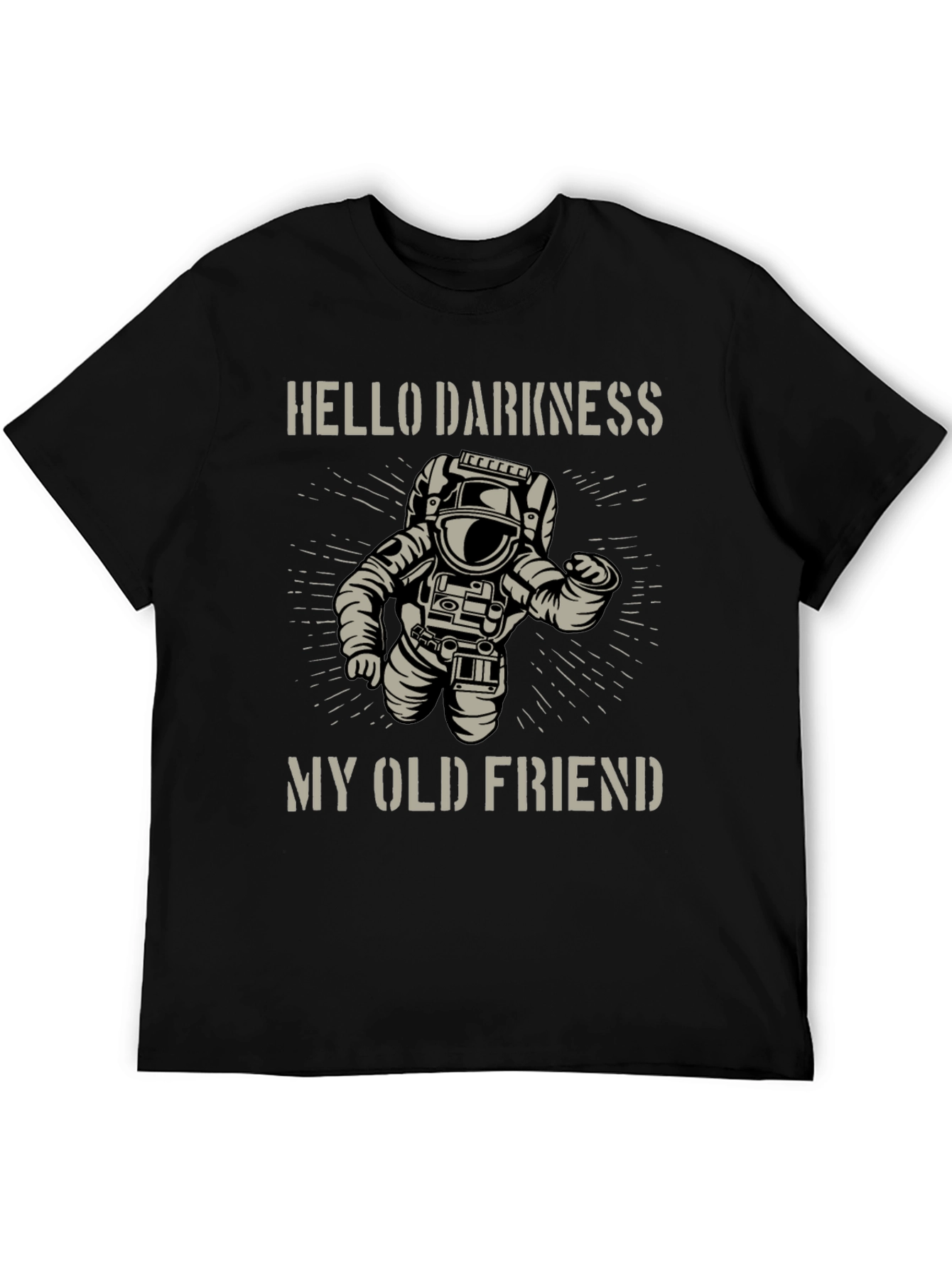 Hello Darkness Astronaut Graphic Tee