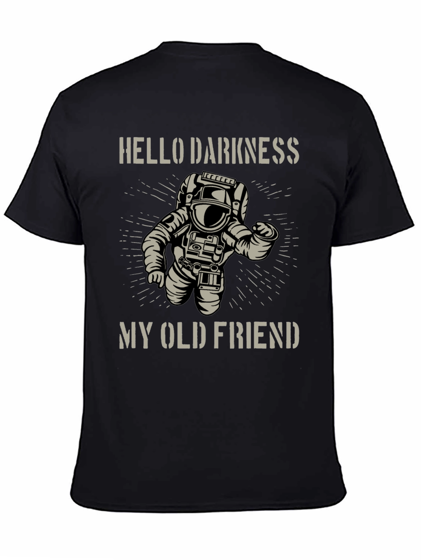 Hello Darkness Astronaut Graphic Tee