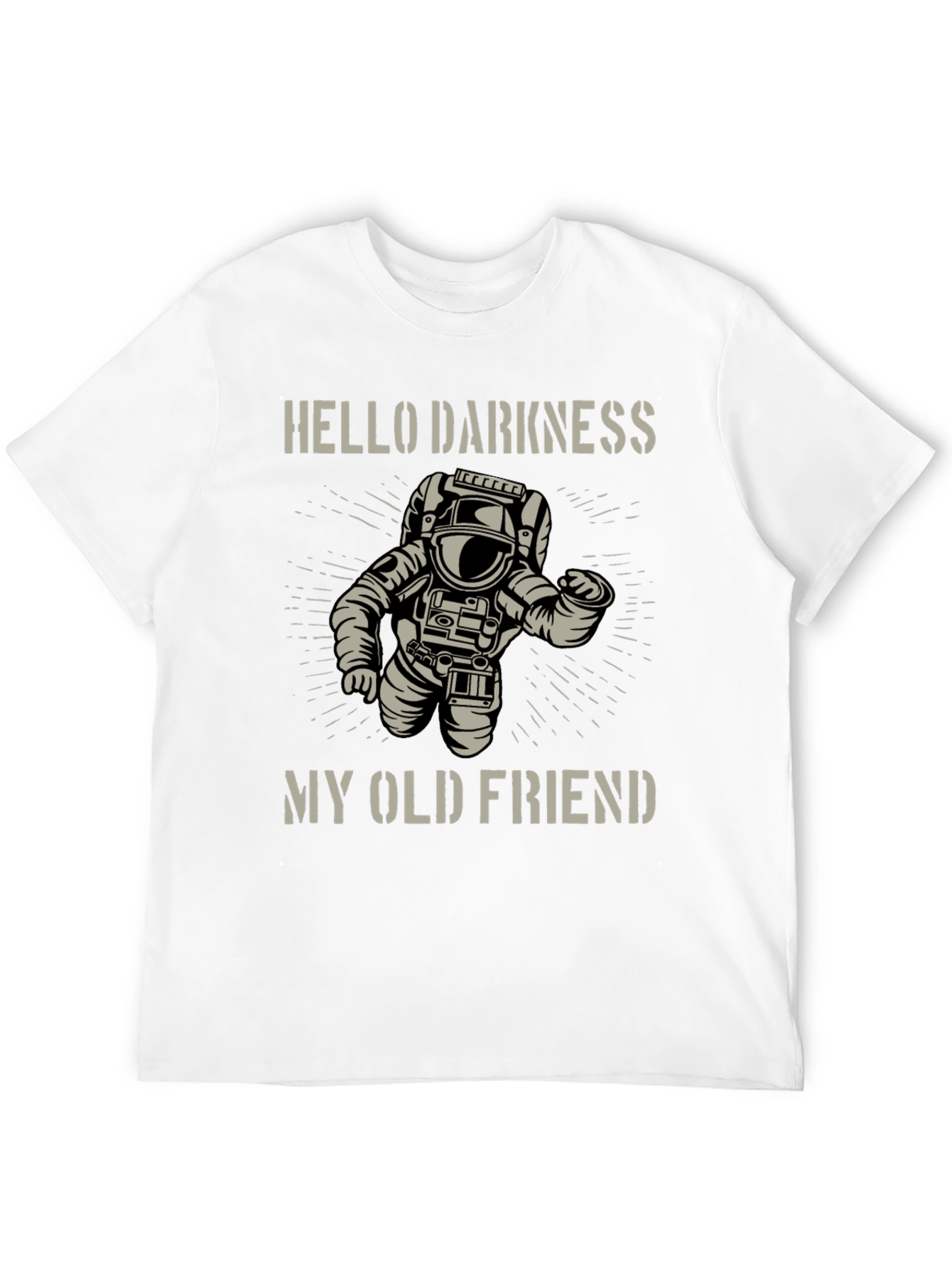 Hello Darkness Astronaut Graphic Tee