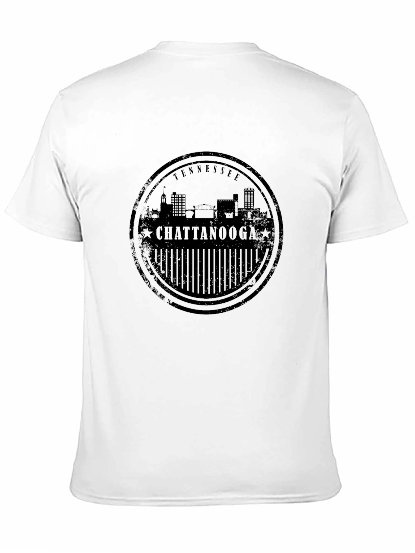 Chattanooga Tennessee Skyline Black T-Shirt