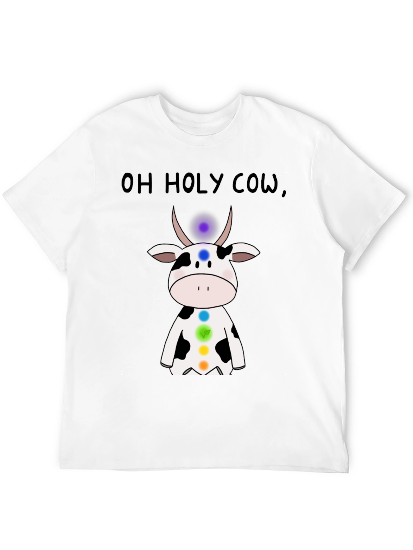 Oh Holy Cow Chakra T-Shirt - Spiritual Comfort
