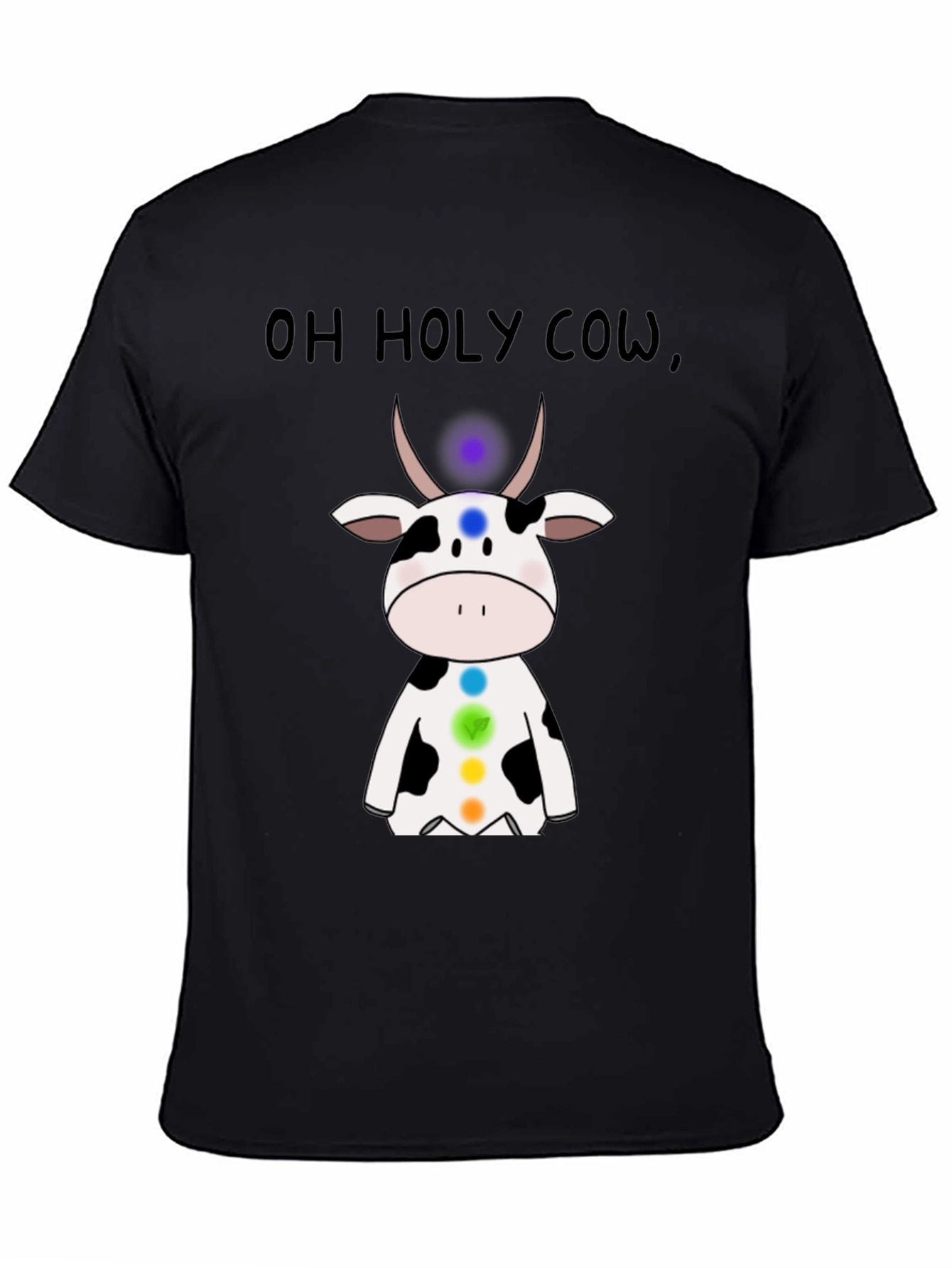 Oh Holy Cow Chakra T-Shirt - Spiritual Comfort