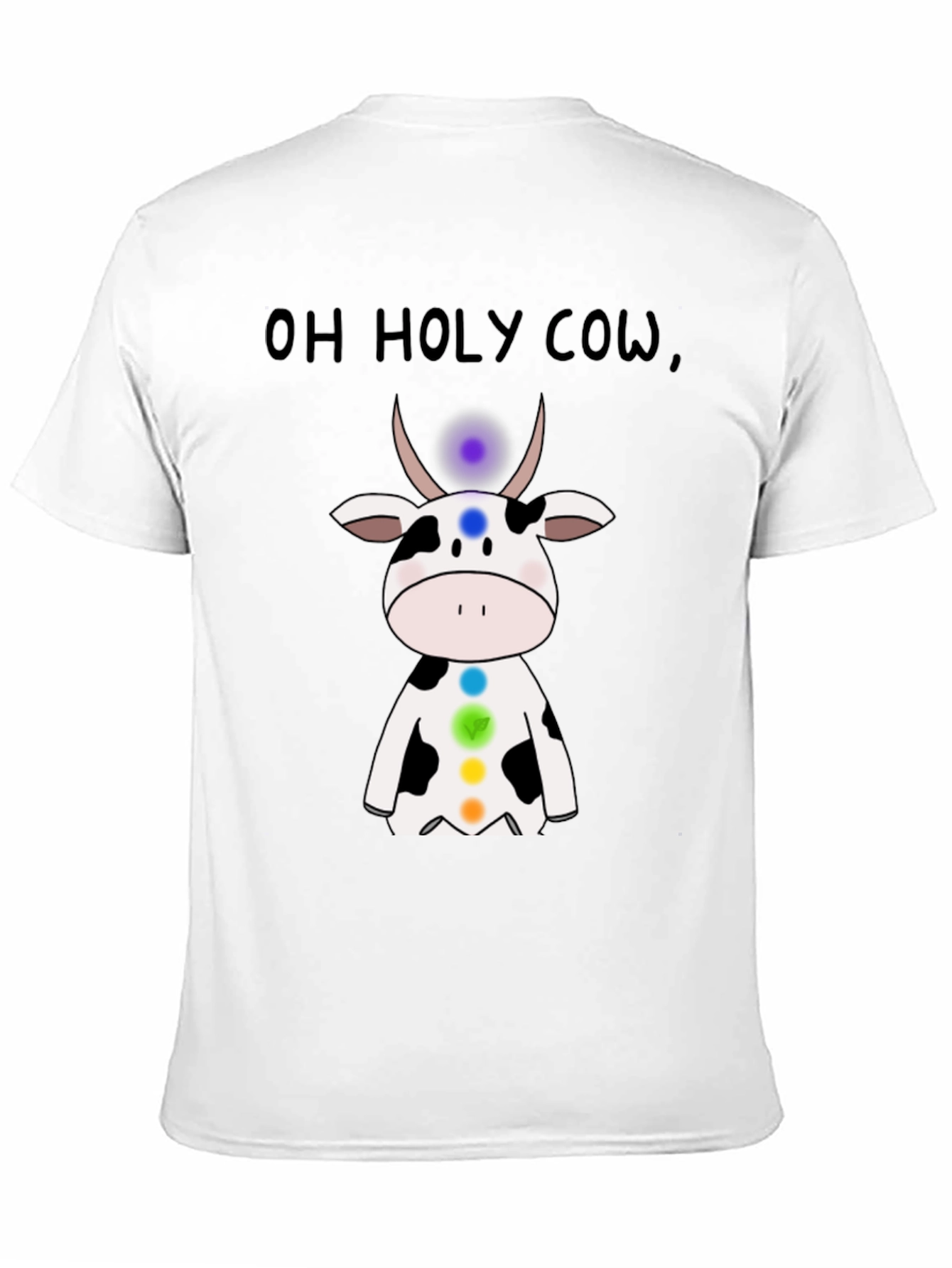 Oh Holy Cow Chakra T-Shirt - Spiritual Comfort