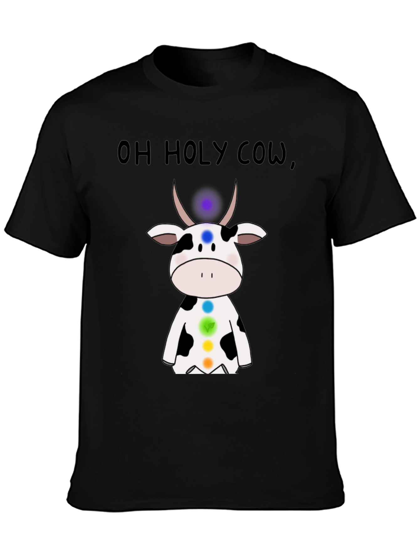 Oh Holy Cow Chakra T-Shirt - Spiritual Comfort
