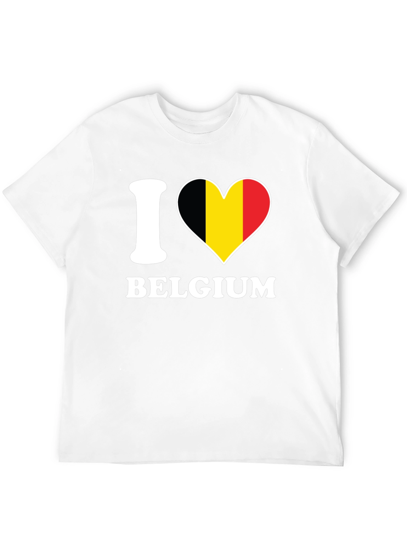 I Love Belgium Flag T-Shirt