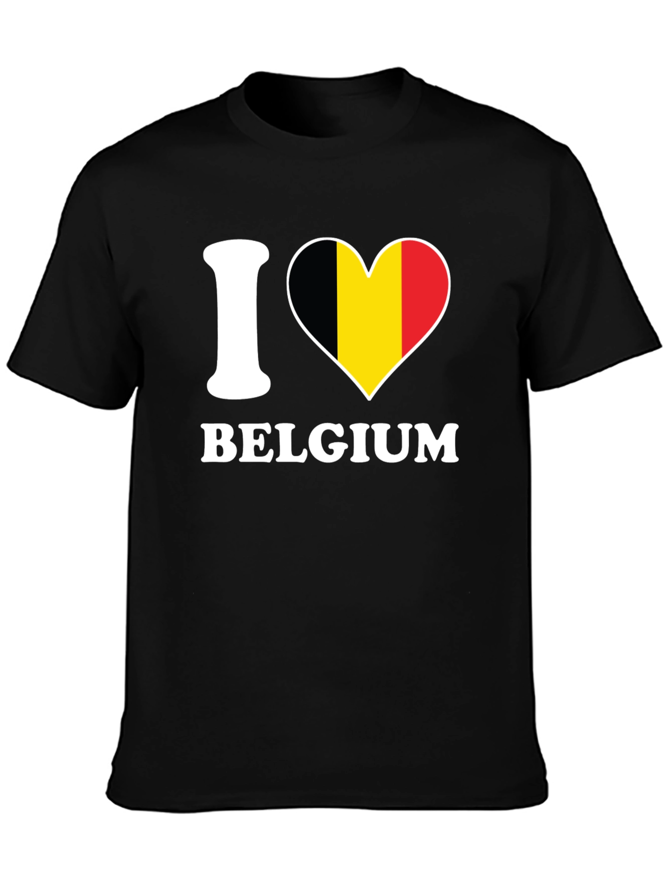 I Love Belgium Flag T-Shirt