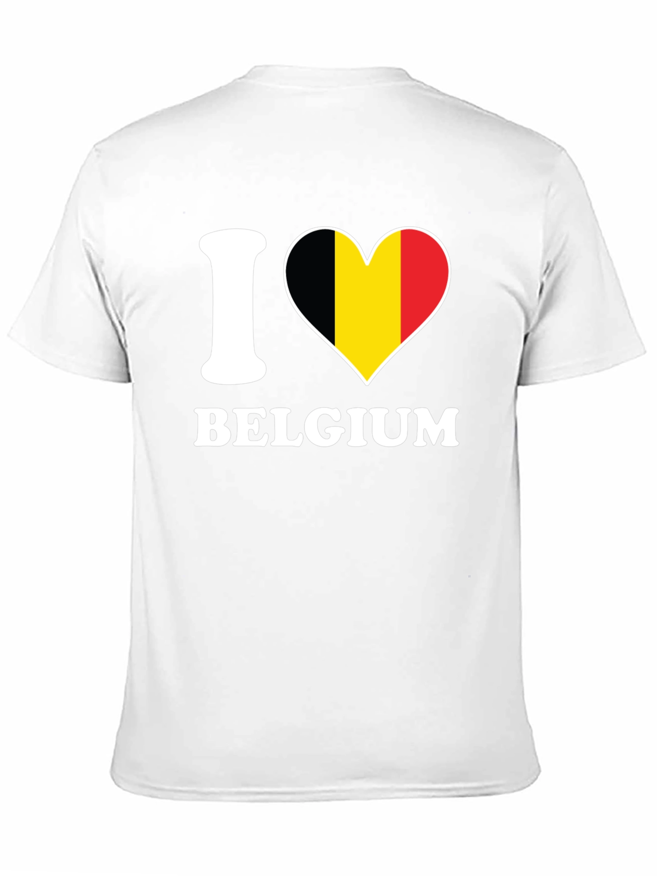 I Love Belgium Flag T-Shirt