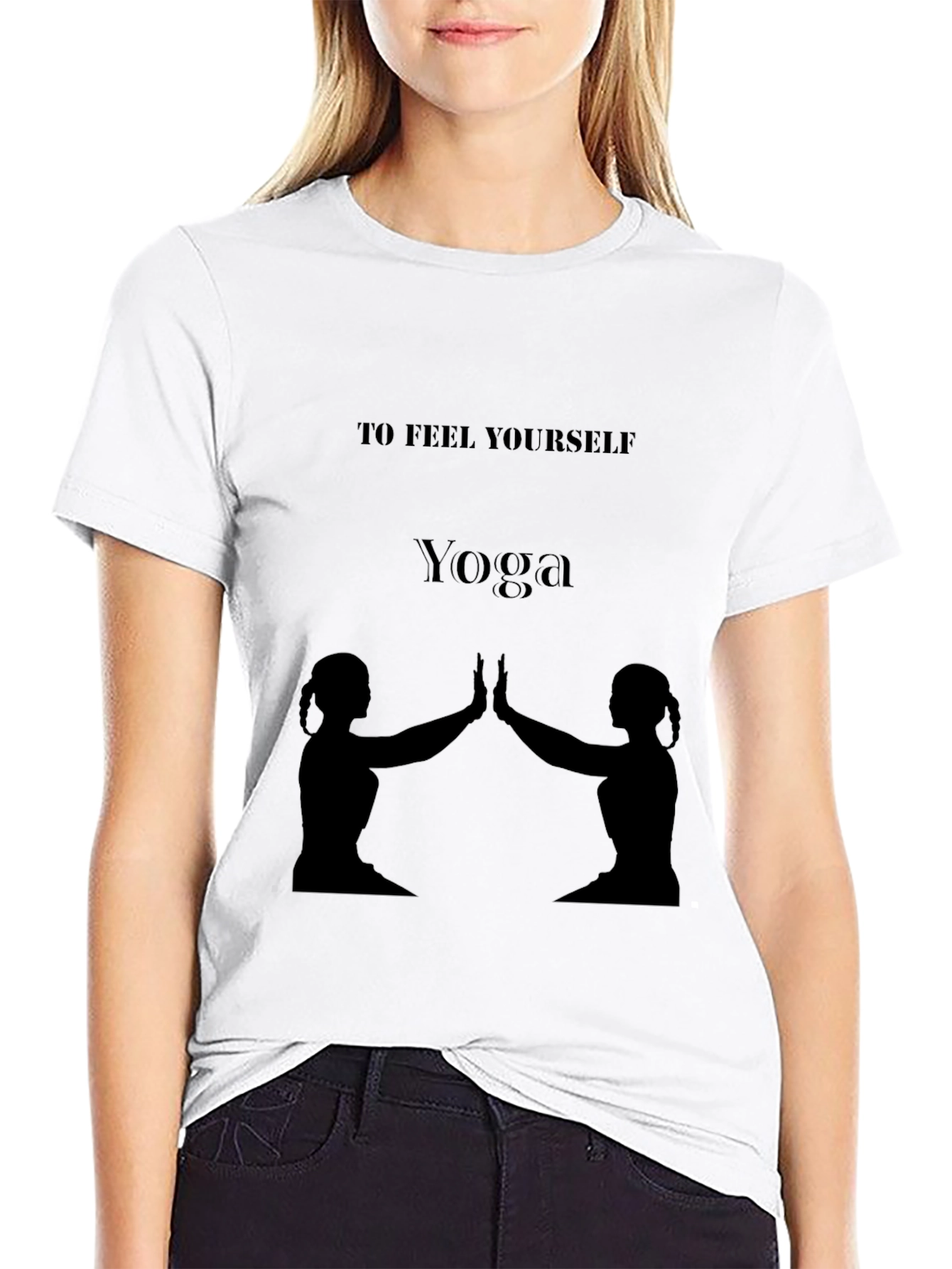 Yoga Silhouette T-Shirt - Feel Yourself