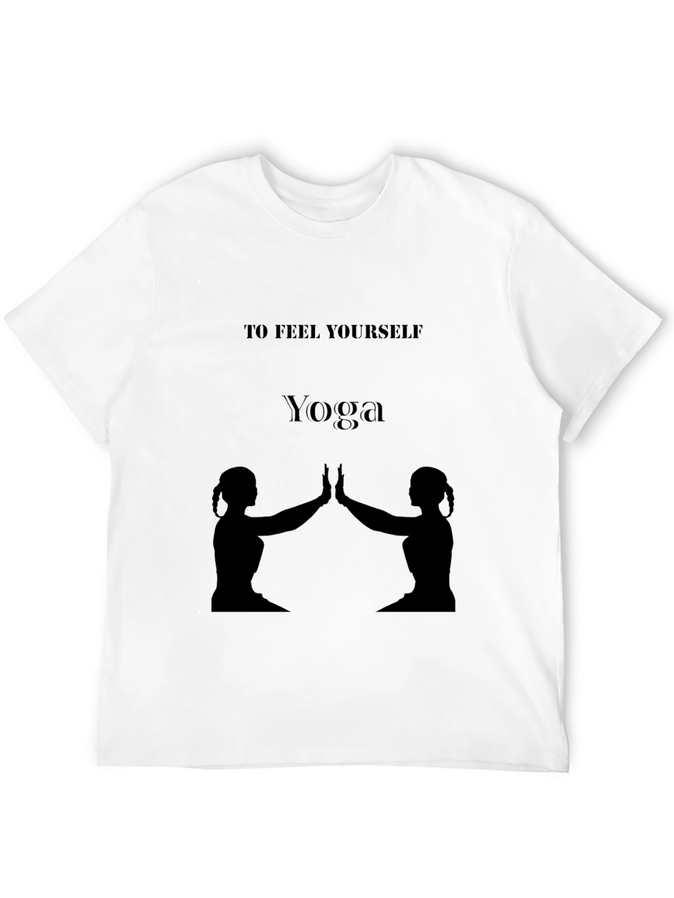 Yoga Silhouette T-Shirt - Feel Yourself