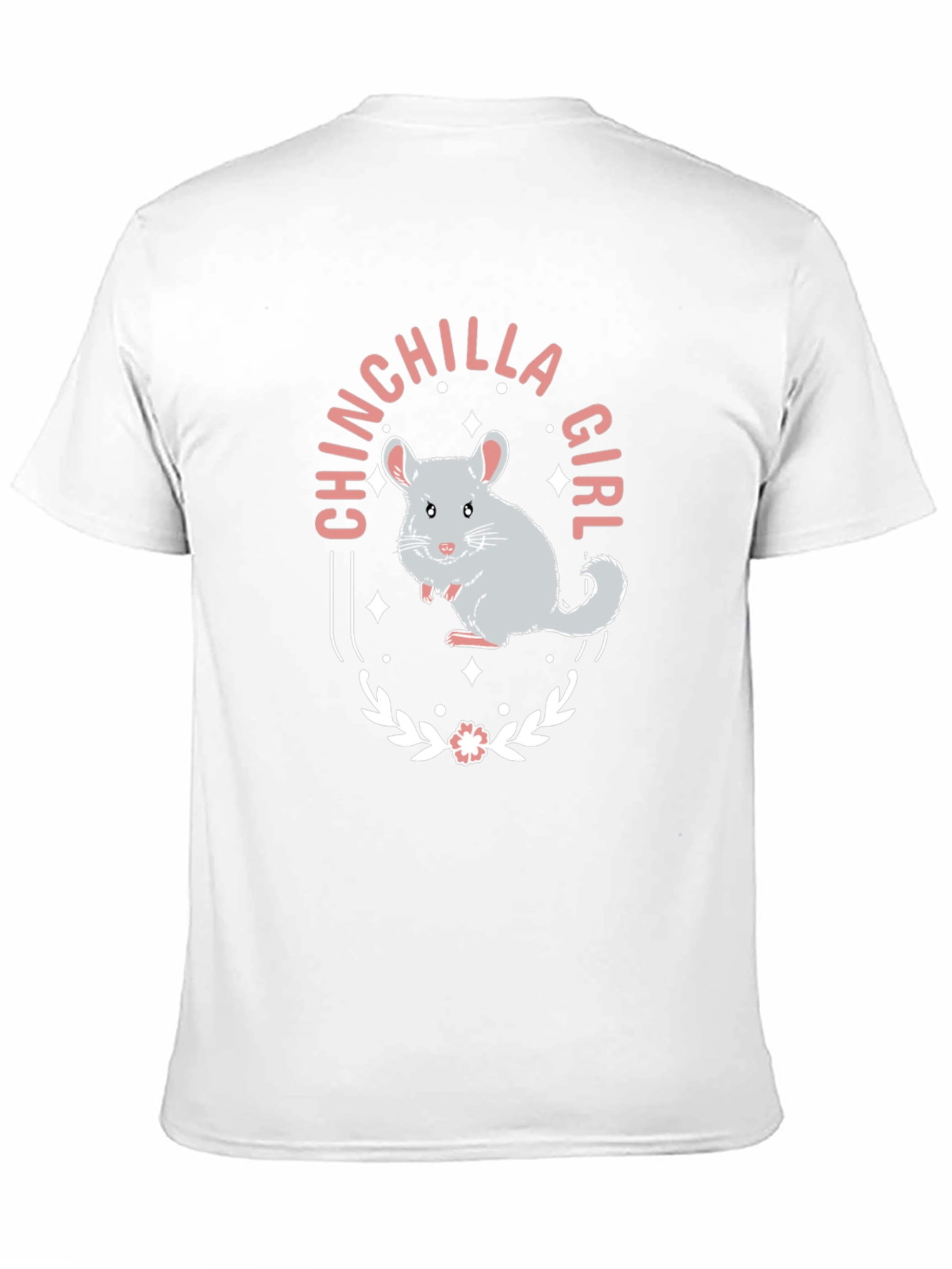 Chinchilla Girl Graphic Tee - Cute Animal Lover Shirt