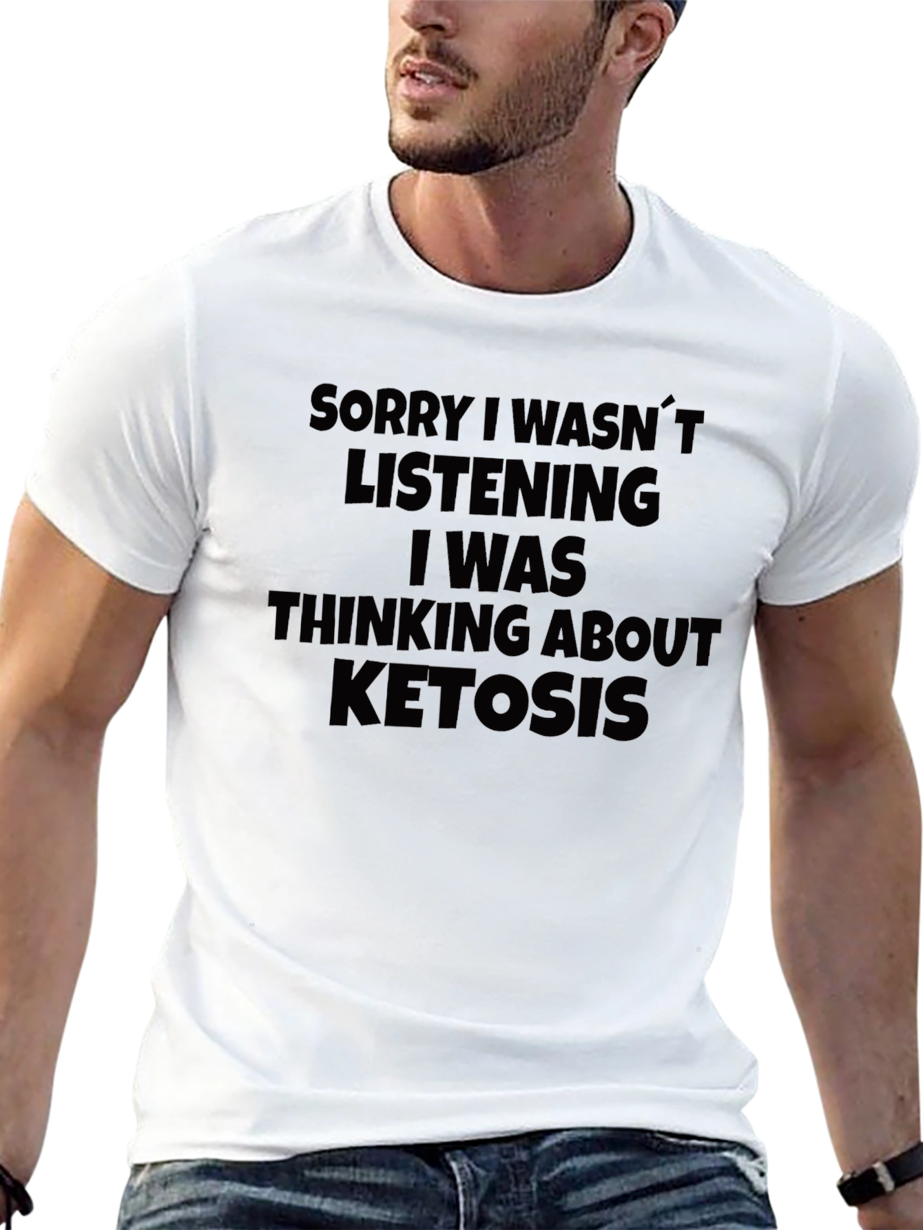Ketosis Thought Funny Graphic T-Shirt
