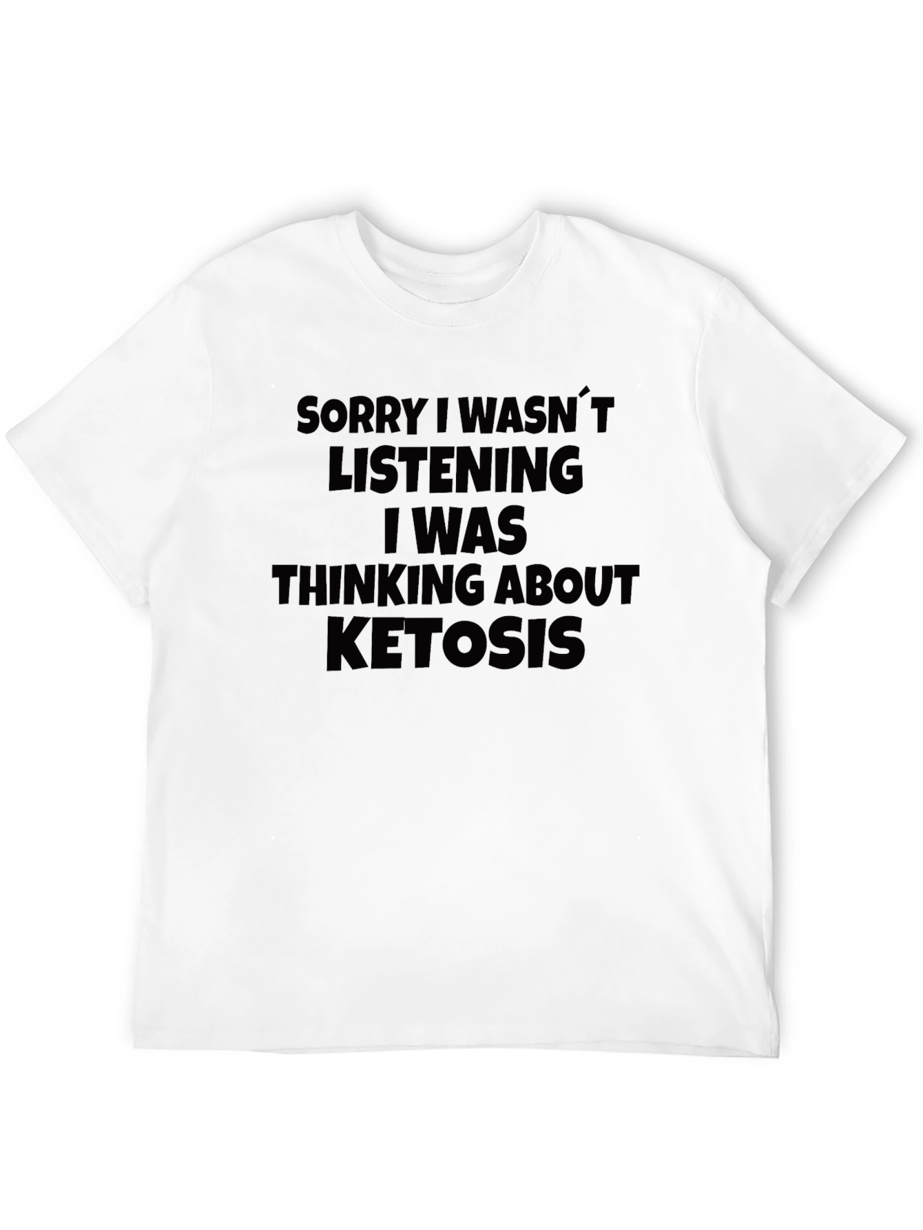 Ketosis Thought Funny Graphic T-Shirt