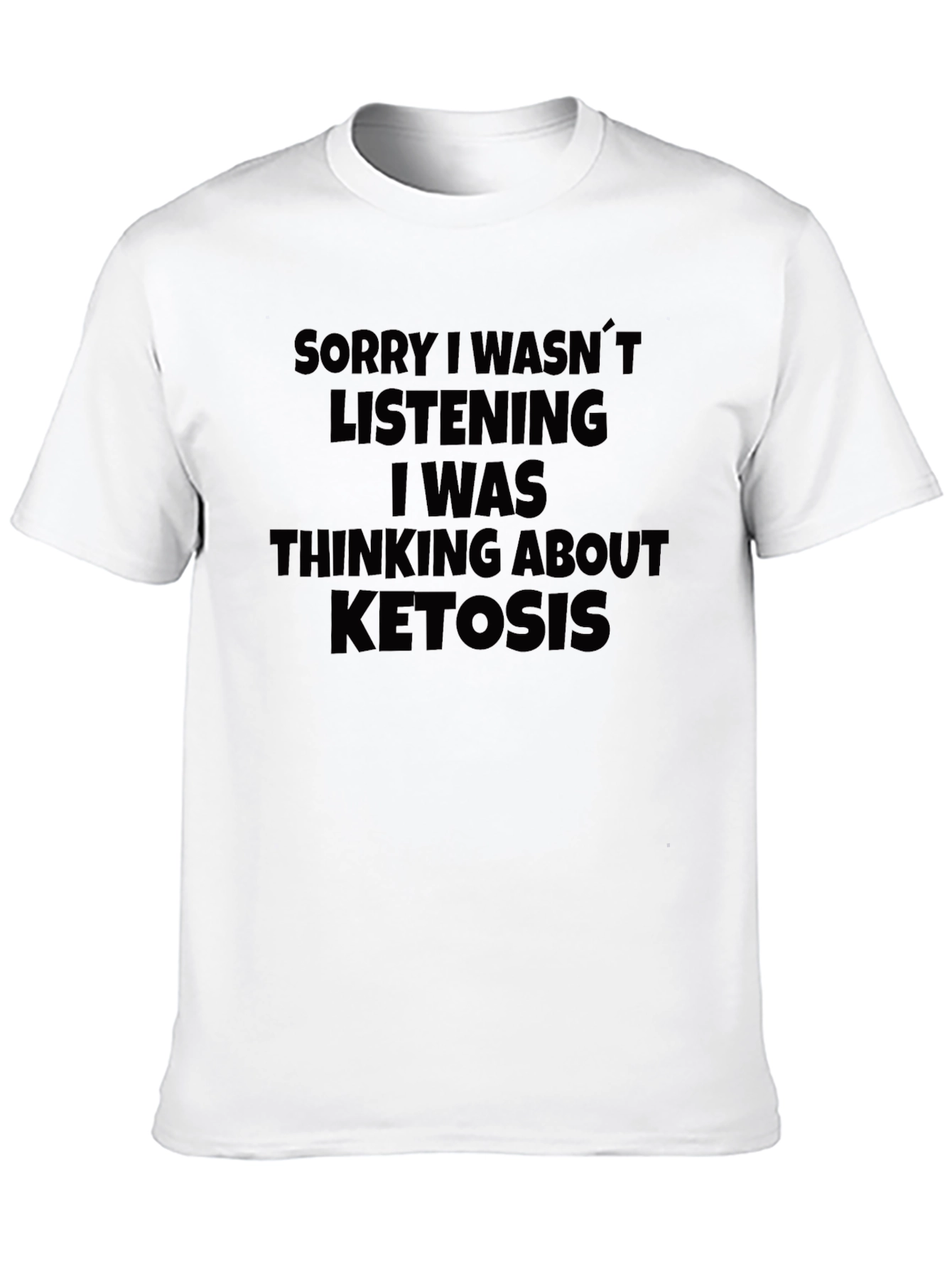 Ketosis Thought Funny Graphic T-Shirt