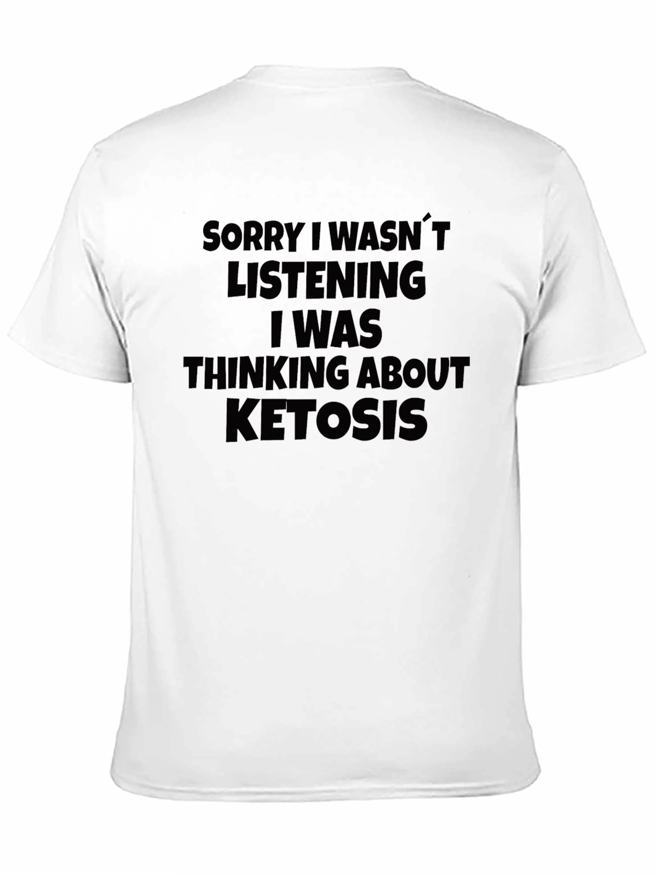 Ketosis Thought Funny Graphic T-Shirt
