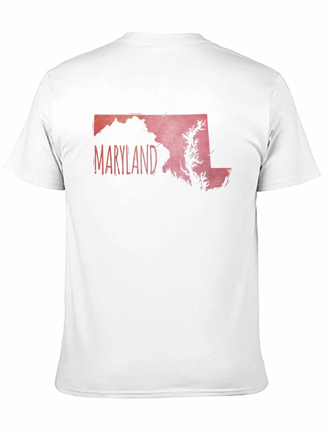 Maryland State Outline Graphic Tee - Black