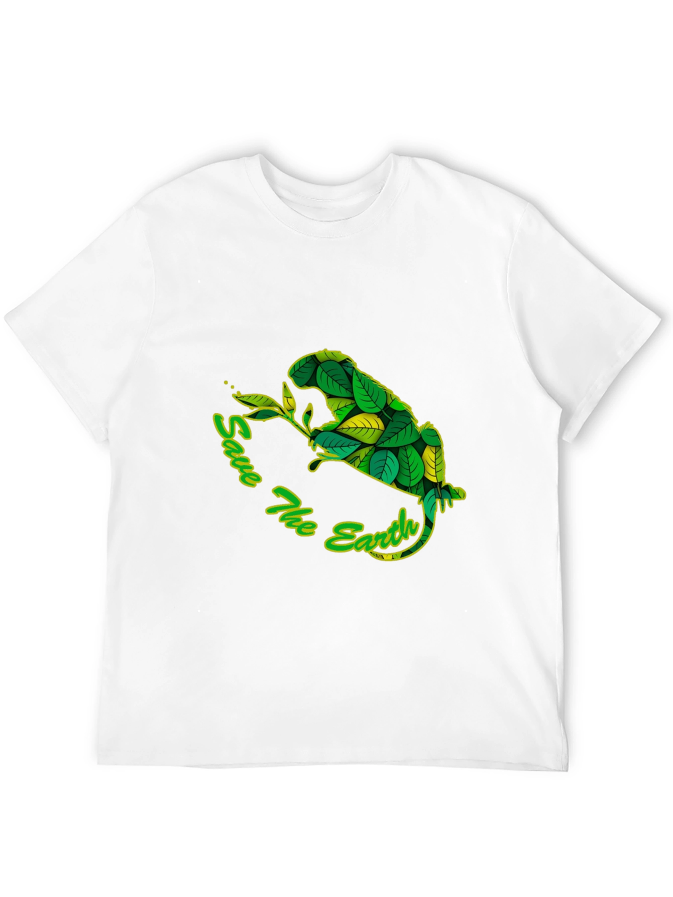 Save the Earth Beaver Graphic Tee - Eco-Friendly Fashion