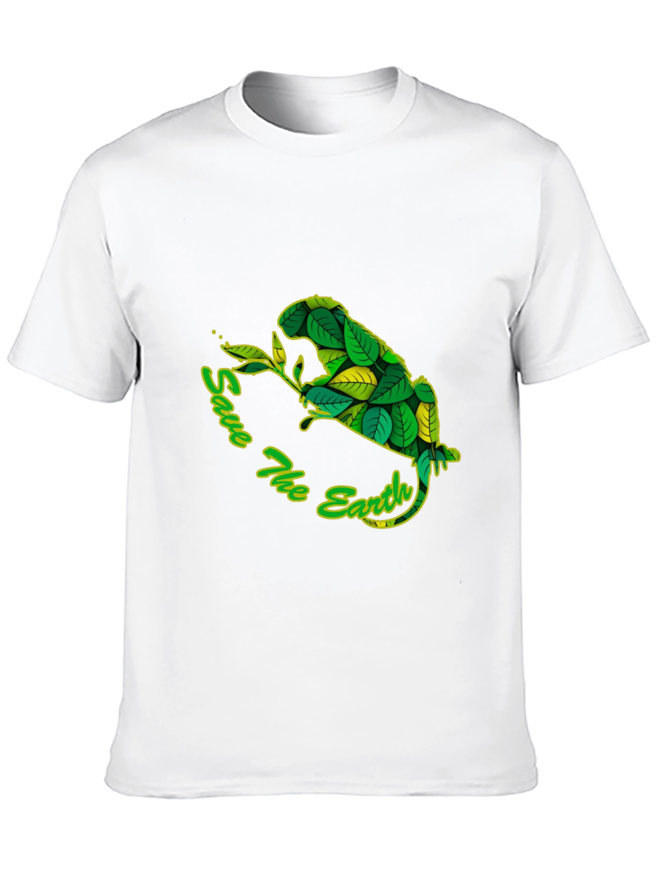 Save the Earth Beaver Graphic Tee - Eco-Friendly Fashion