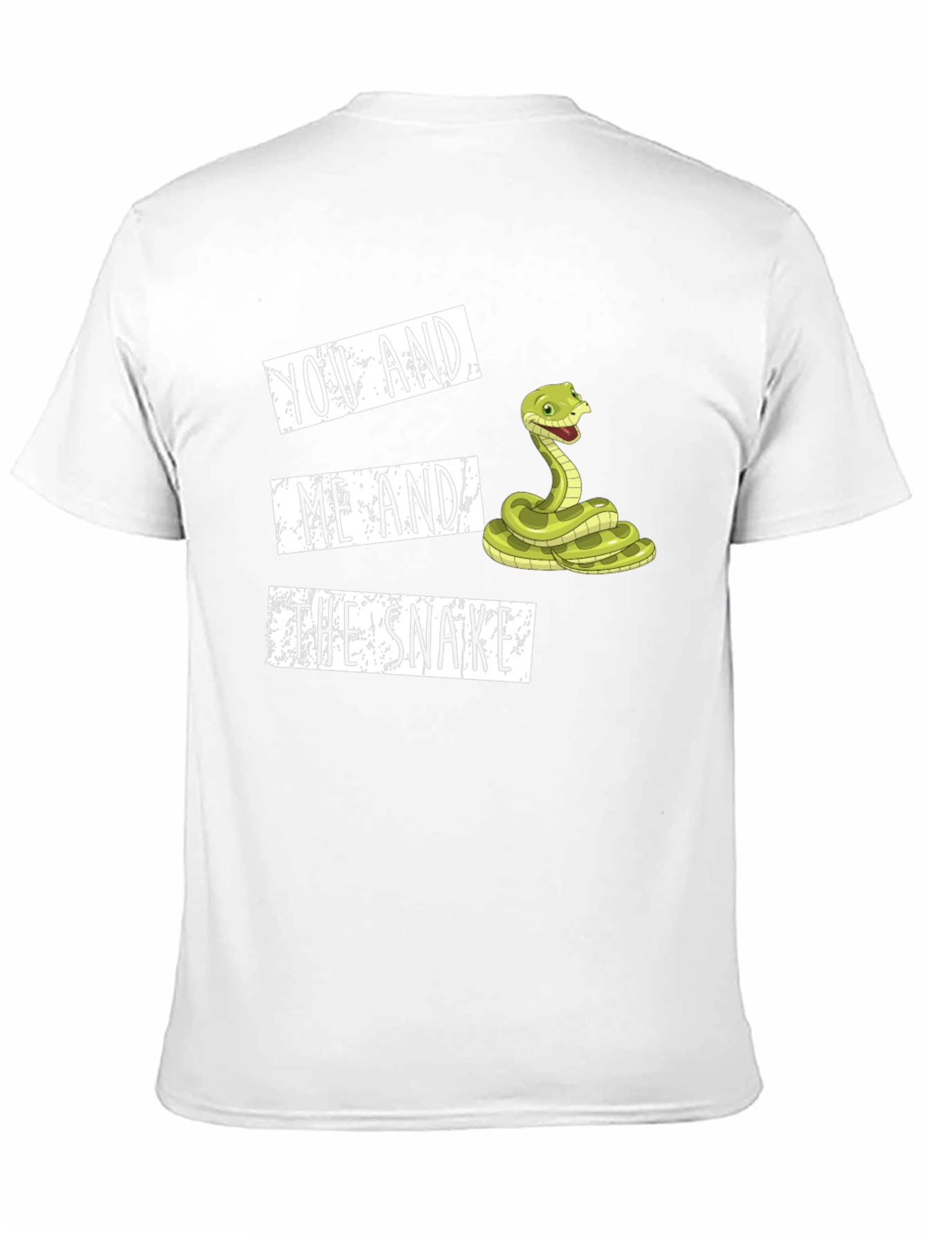 You and Me and the Snake Graphic Tee