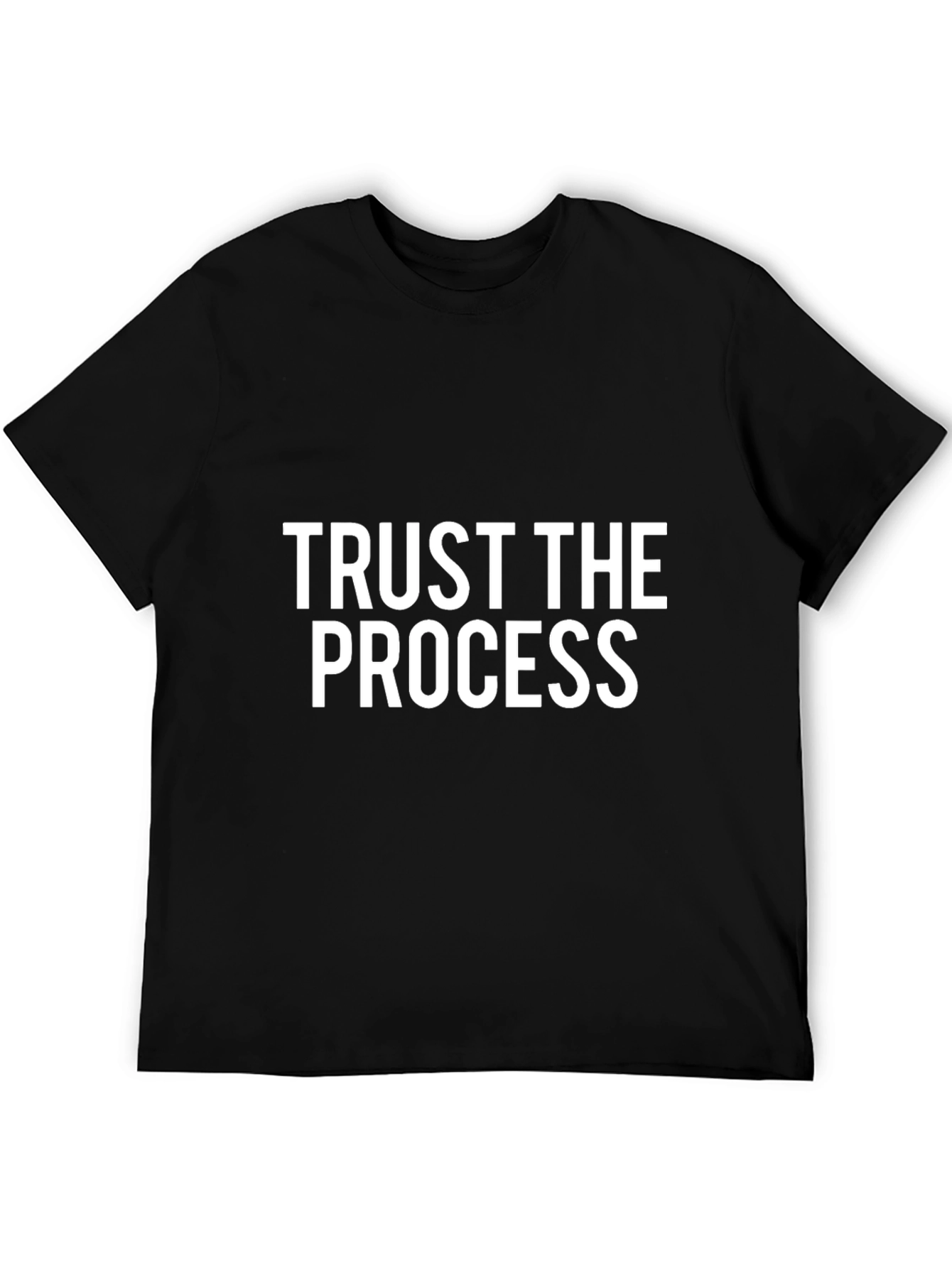 Trust The Process Black T-Shirt