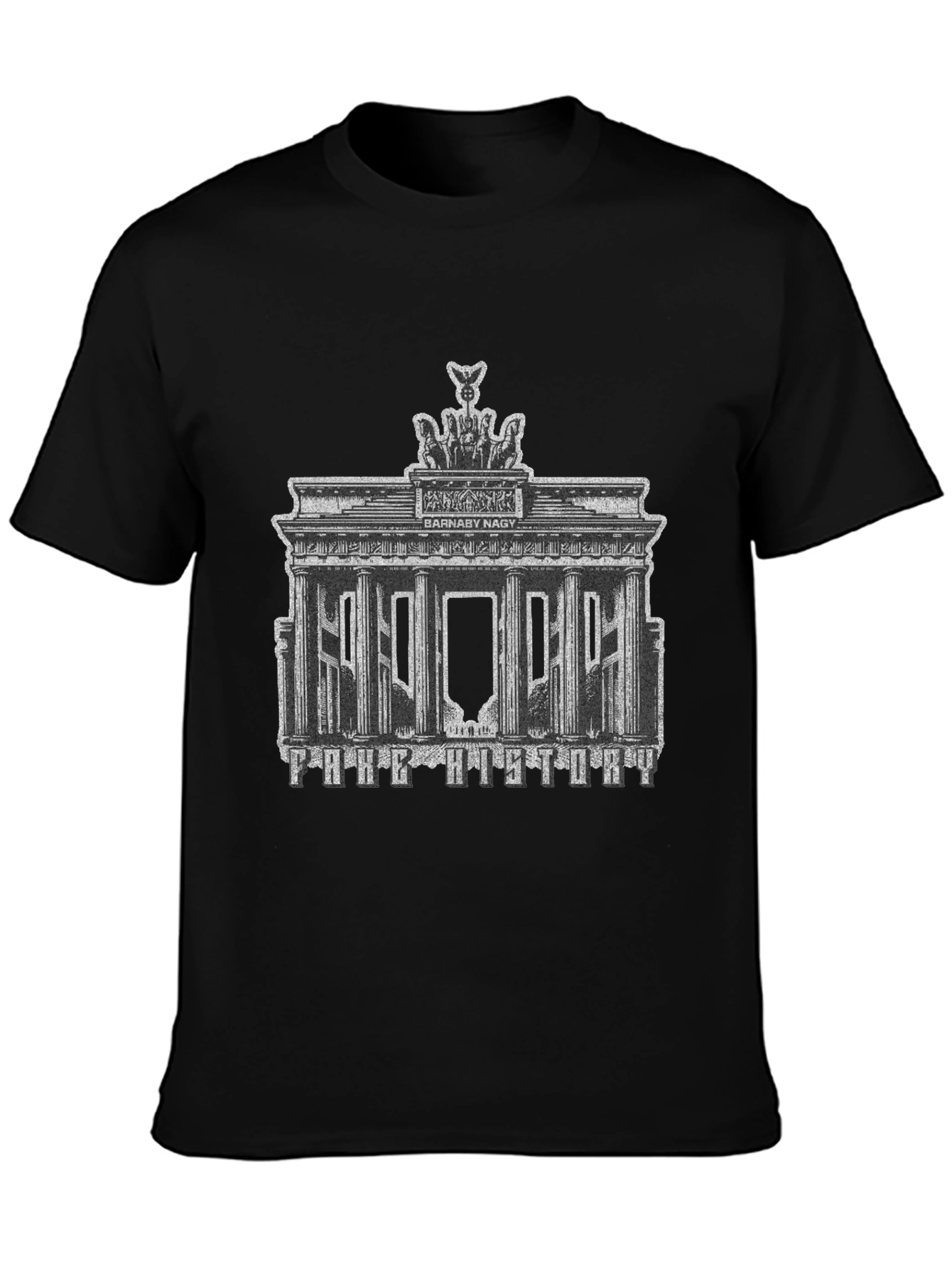 Barnaby Nagy Berlin Brandenburg Gate Graphic T-Shirt