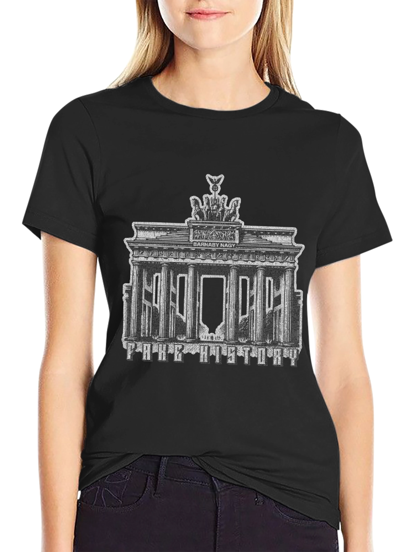 Barnaby Nagy Berlin Brandenburg Gate Graphic T-Shirt