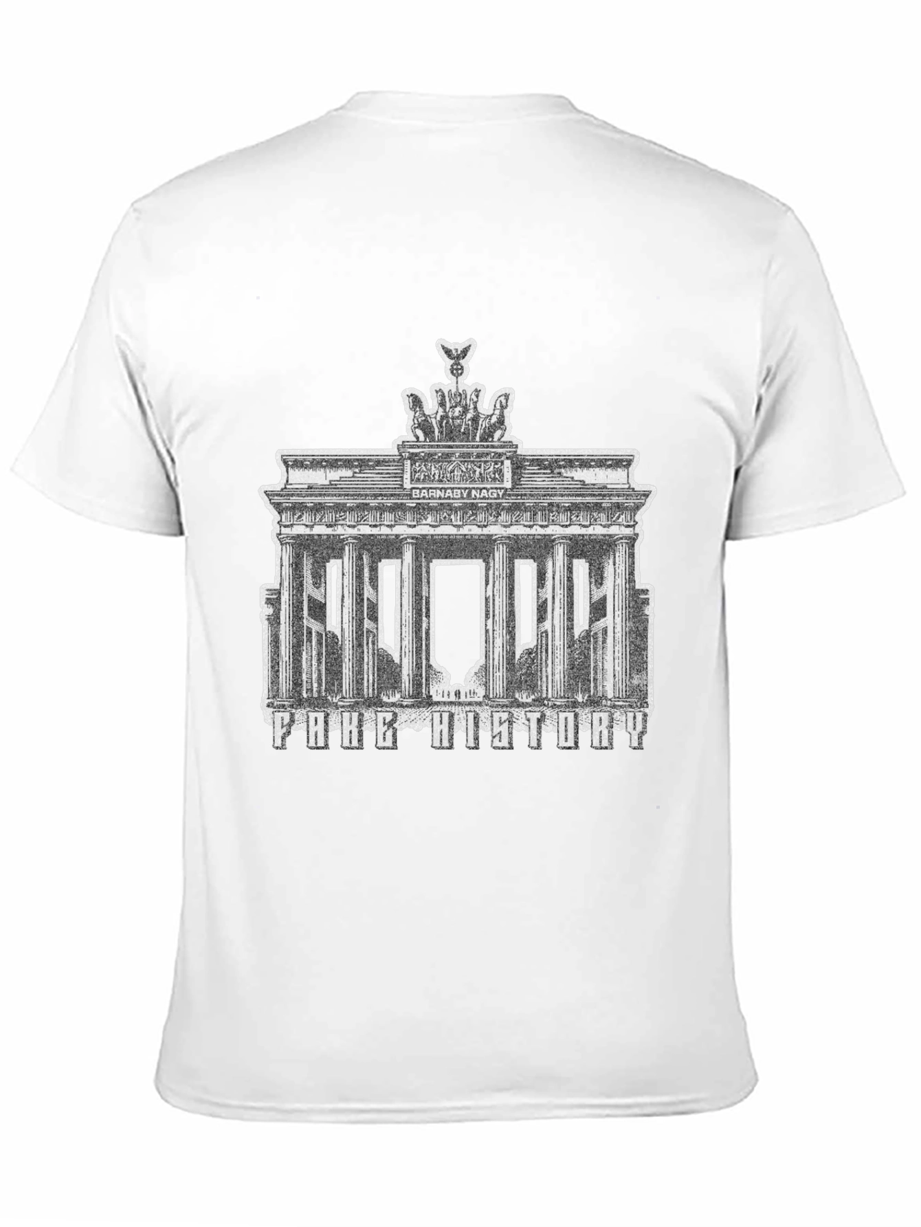 Barnaby Nagy Berlin Brandenburg Gate Graphic T-Shirt