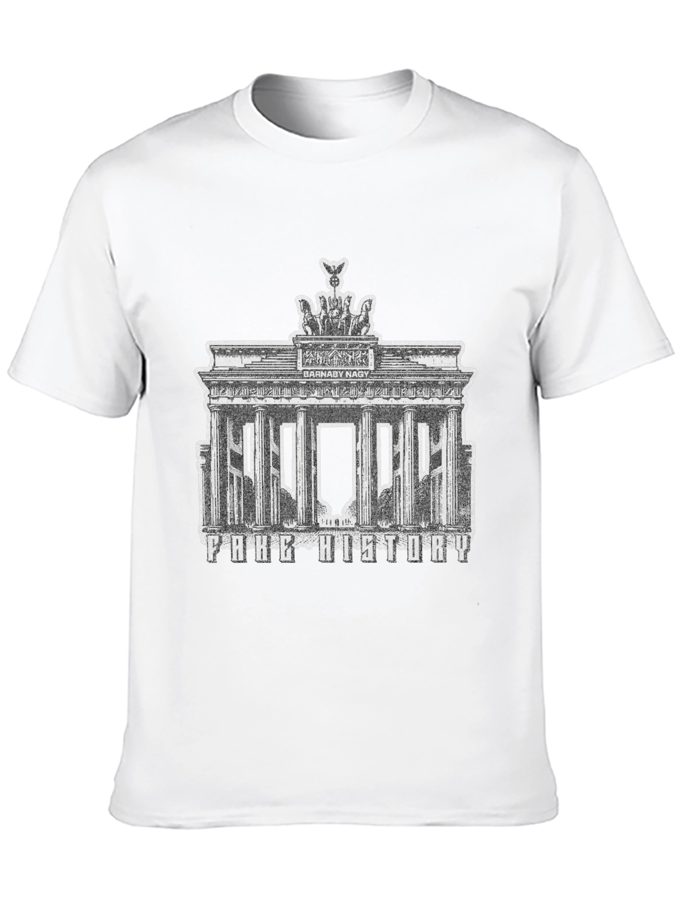 Barnaby Nagy Berlin Brandenburg Gate Graphic T-Shirt