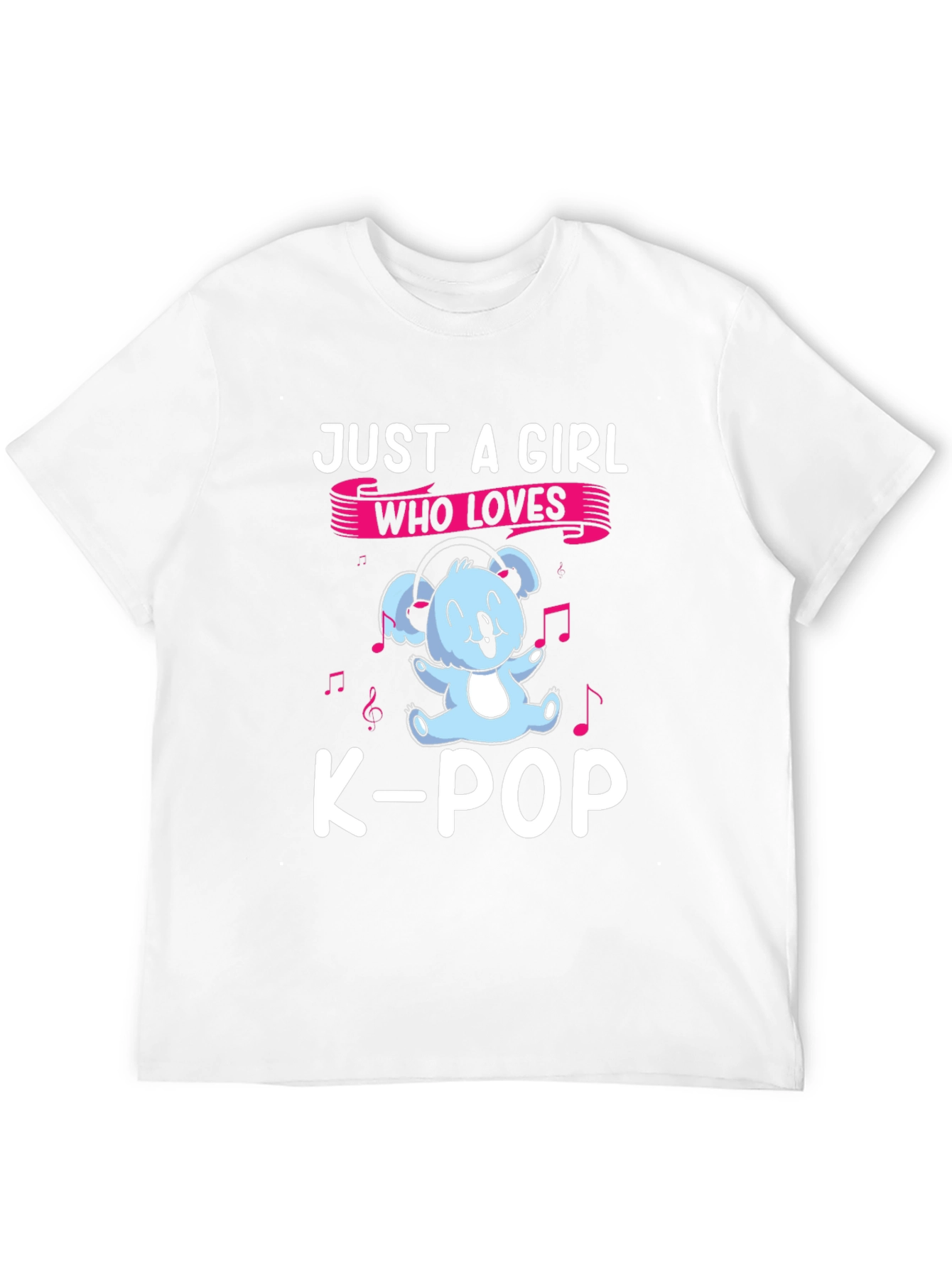 Just A Girl Who Loves K-Pop T-Shirt Cute Koala