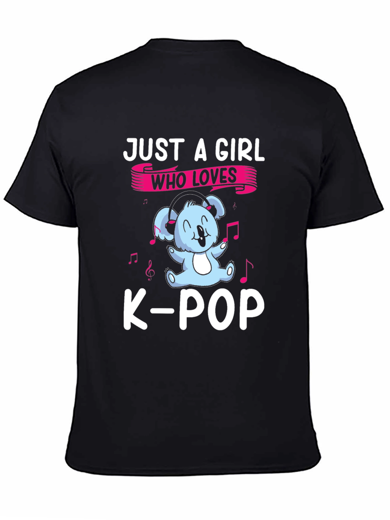 Just A Girl Who Loves K-Pop T-Shirt Cute Koala